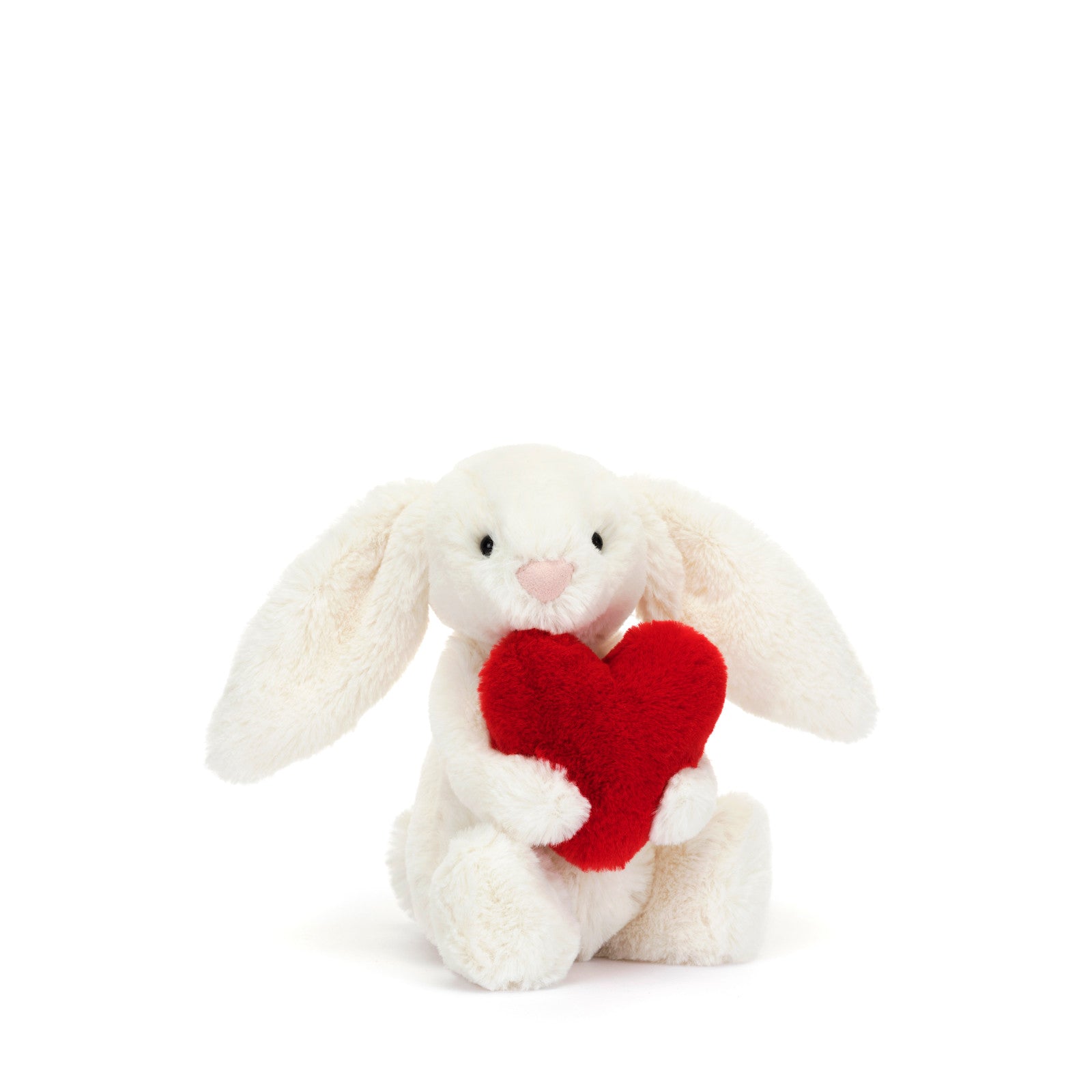 Little Bashful Bunny Red Love Heart