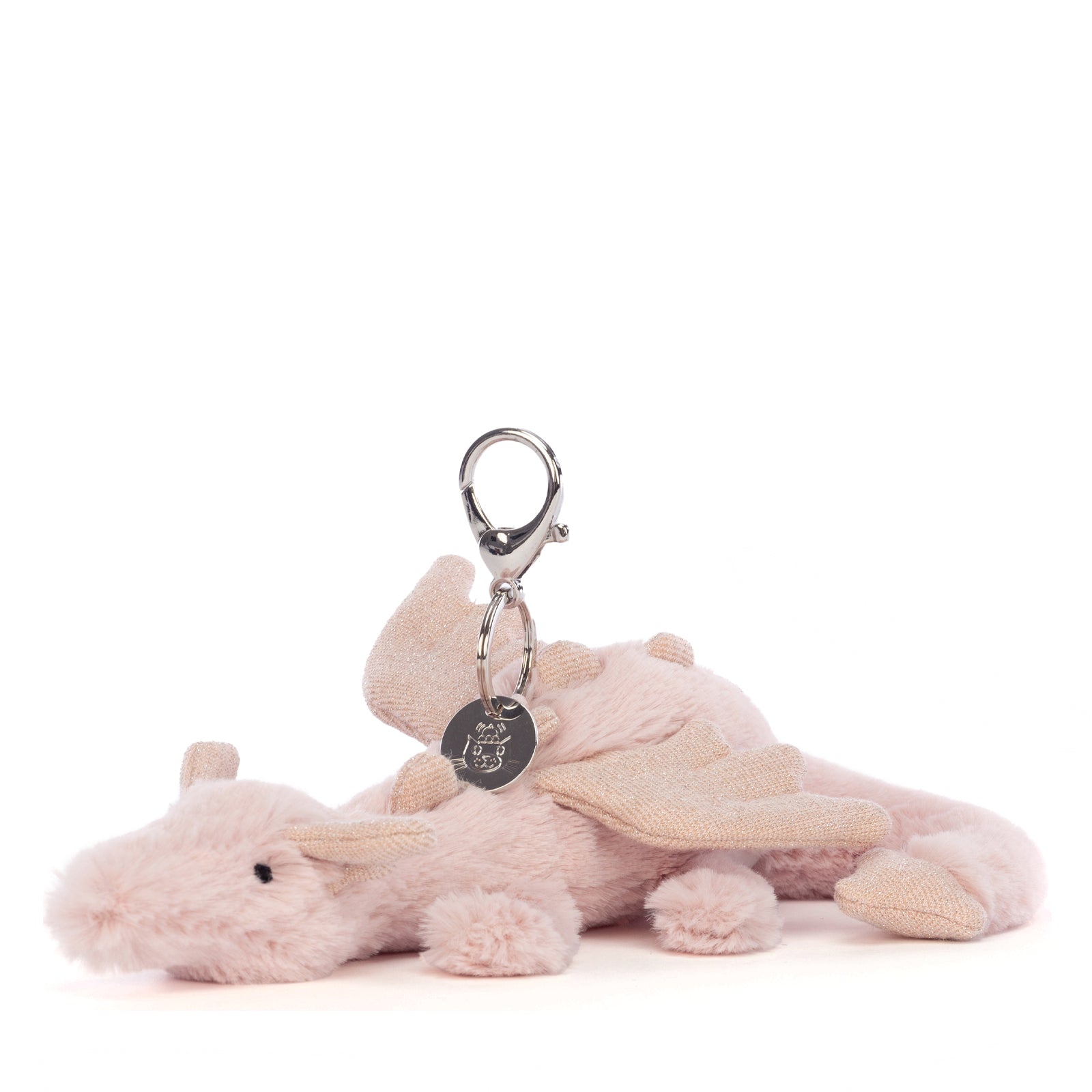Rose Dragon Bag Charm