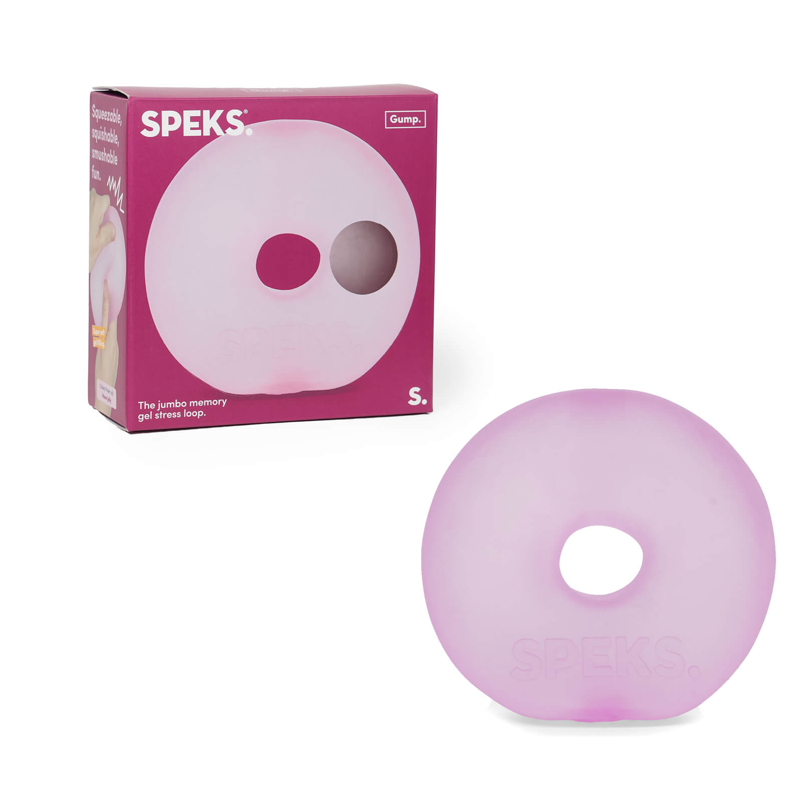 Gump Jumbo Stress Loop - Moon Jelly
