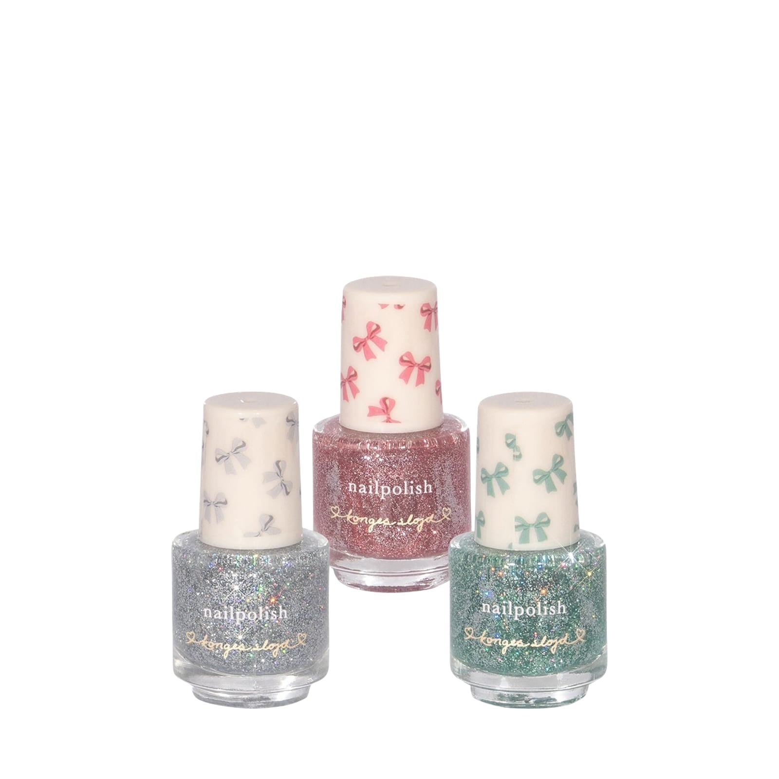 Glitter Peel Off Nail Polish - 3 Pack