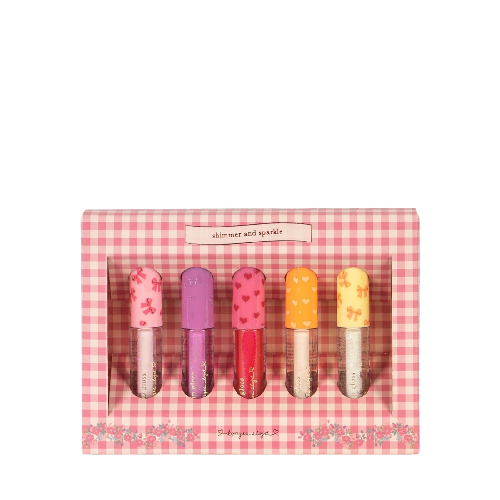 5 Glitter Lip Glosses - Multi Colours