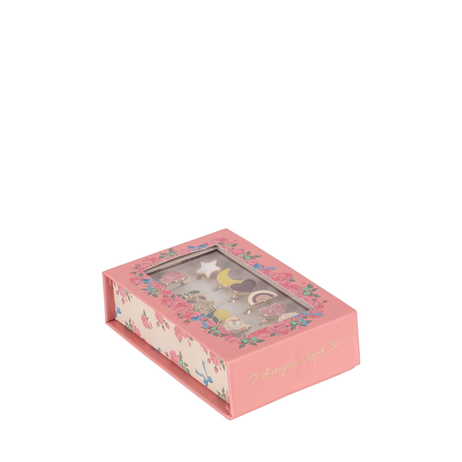 Ring Set 12 Pieces - Pink Gift box