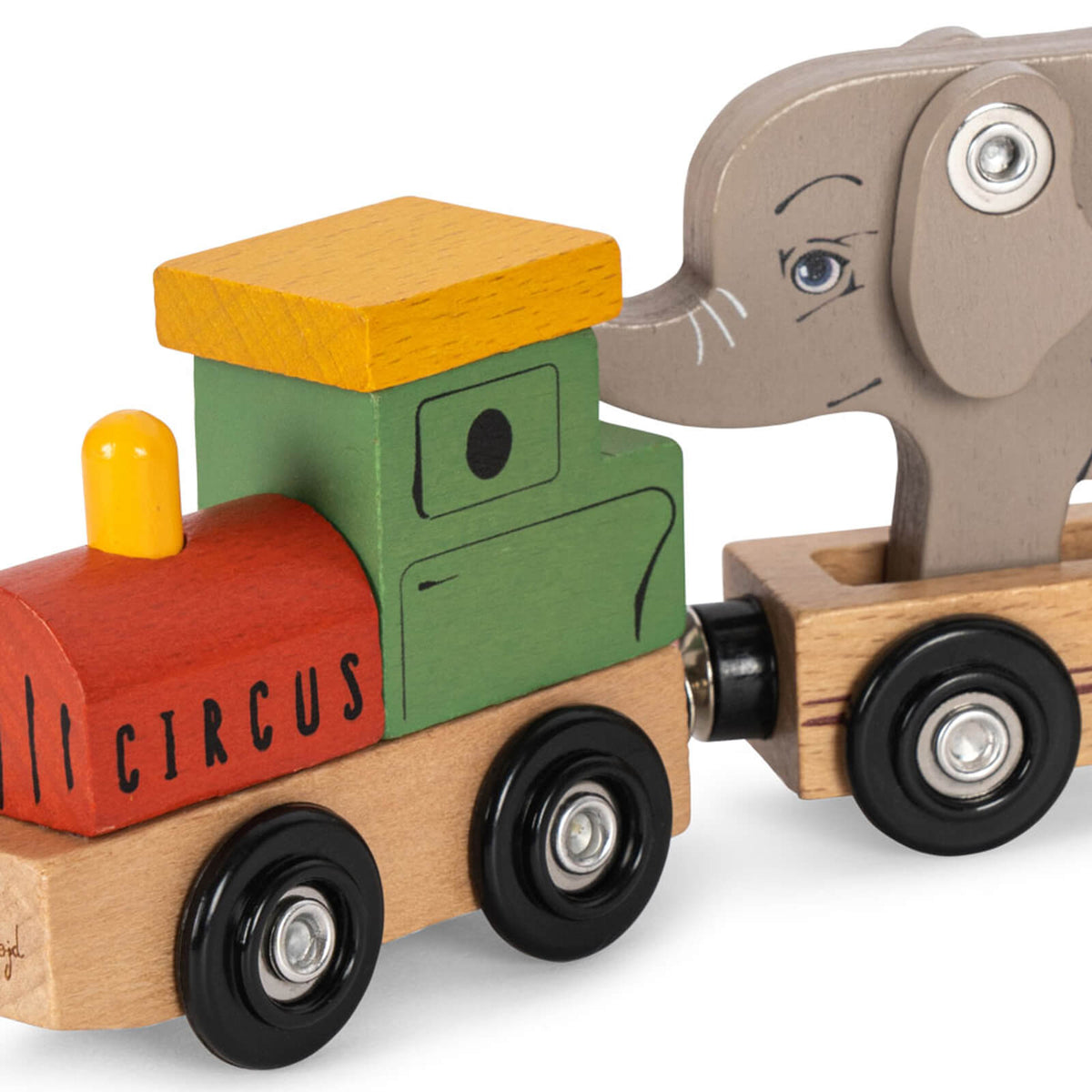 Wooden Animal Train