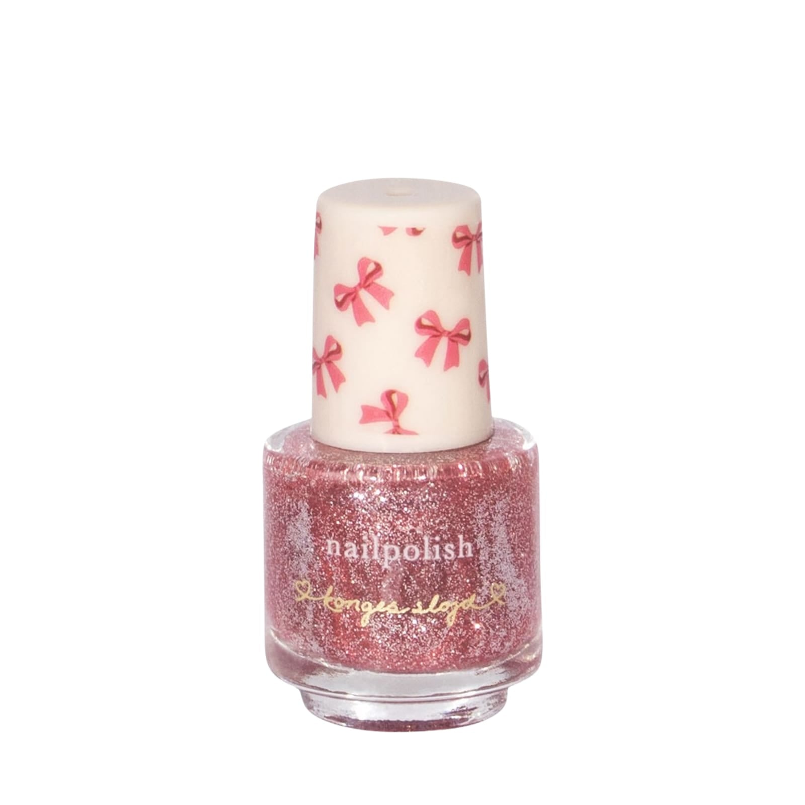 Glitter Peel Off Nail Polish - Amour Pink