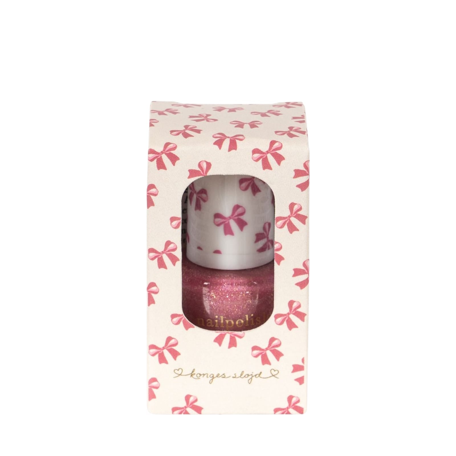 Glitter Peel Off Nail Polish - Amour Pink