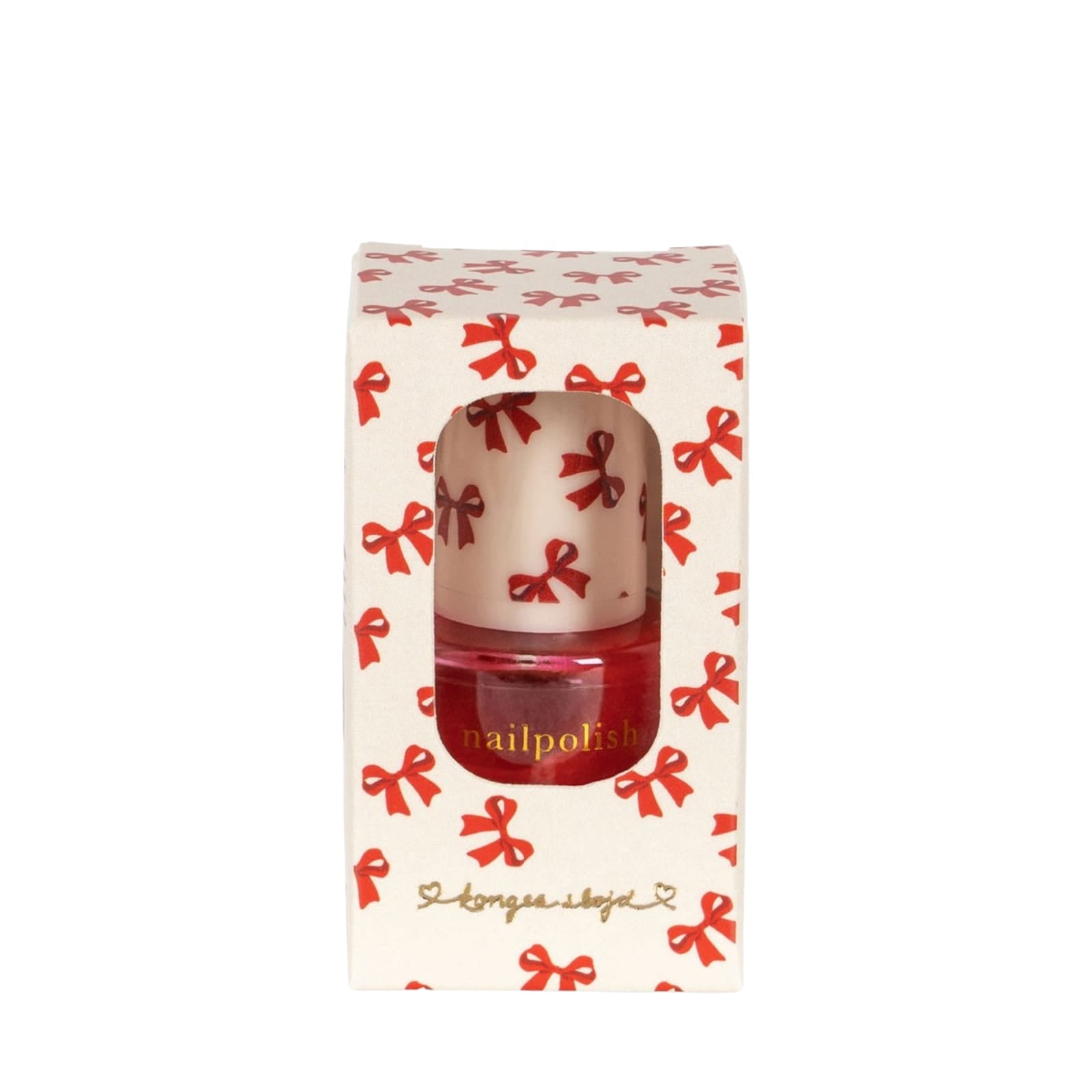 Glitter Peel Off Nail Polish - Red