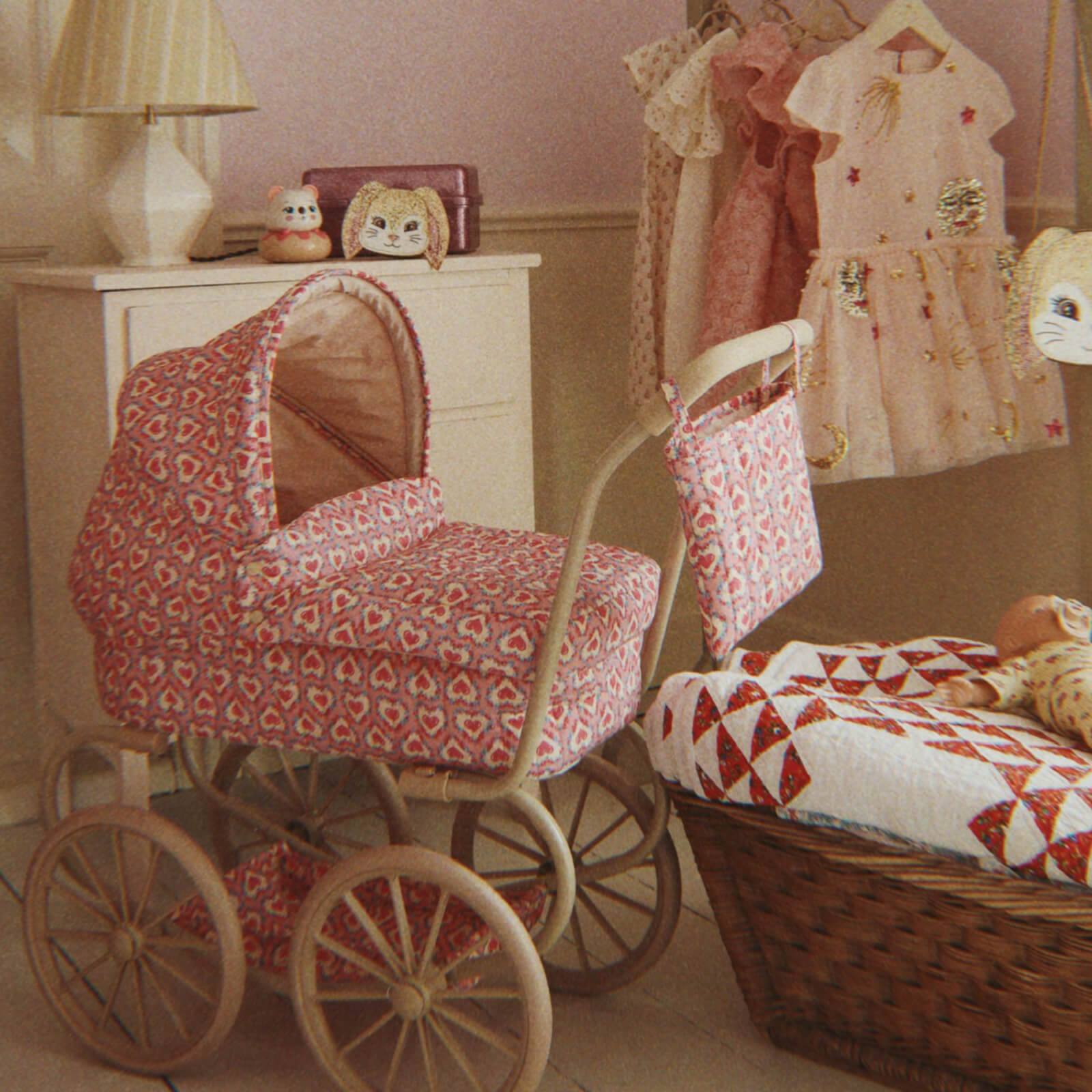 Minnie Doll Pram - Felice Rose