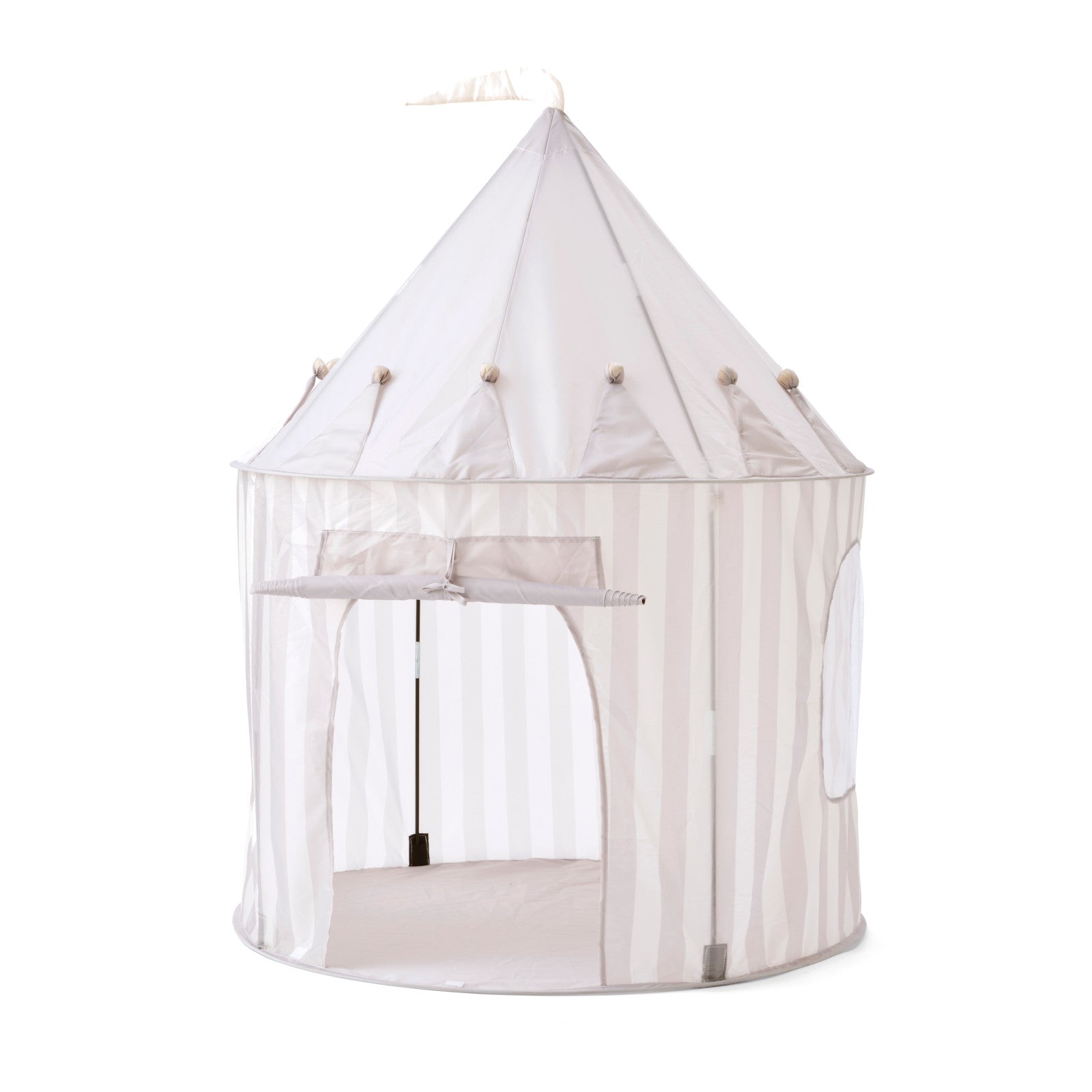 play tent star Kids Concept Play Tent Stripe Grey Star