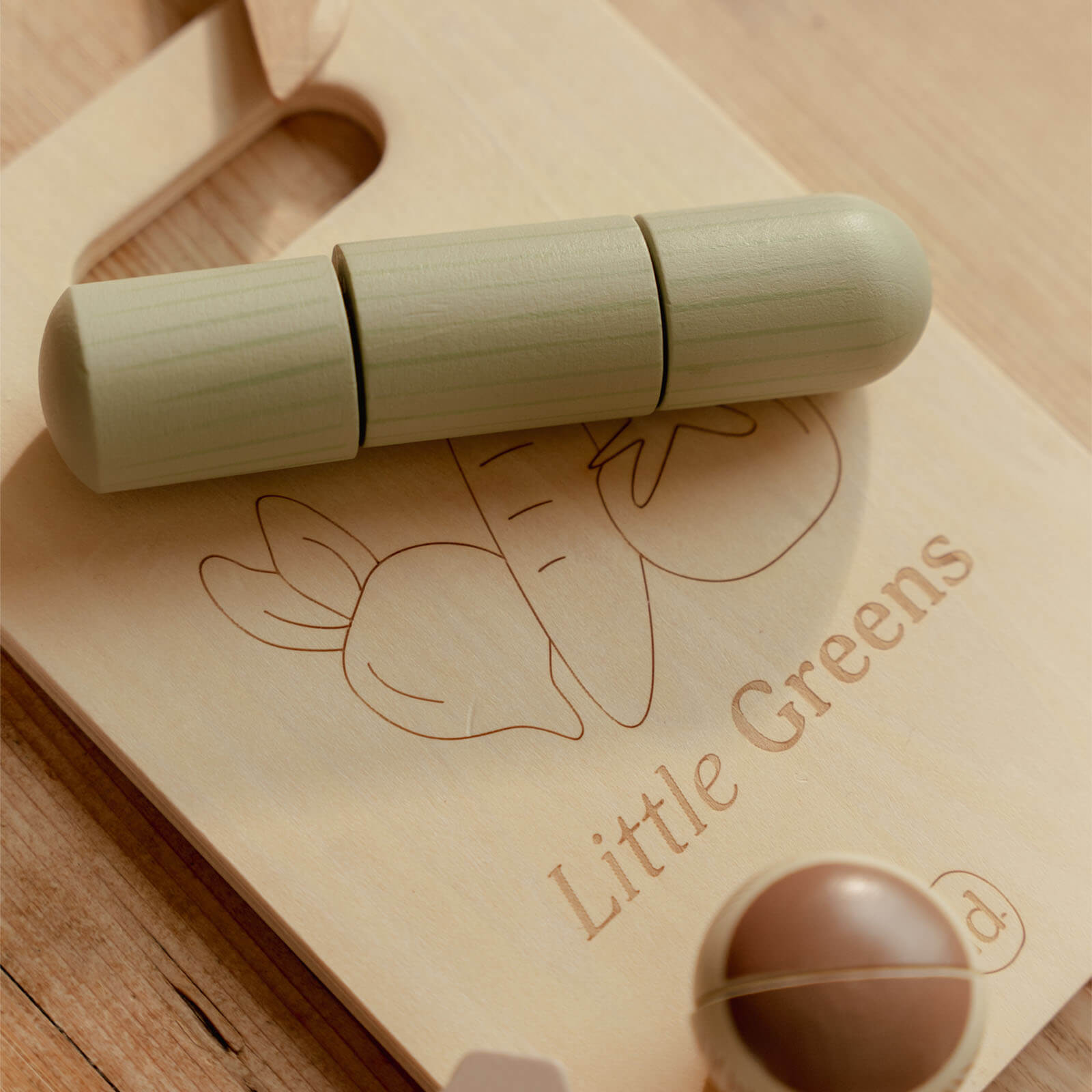 Wooden Cutting Vegetables - 15 Pieces