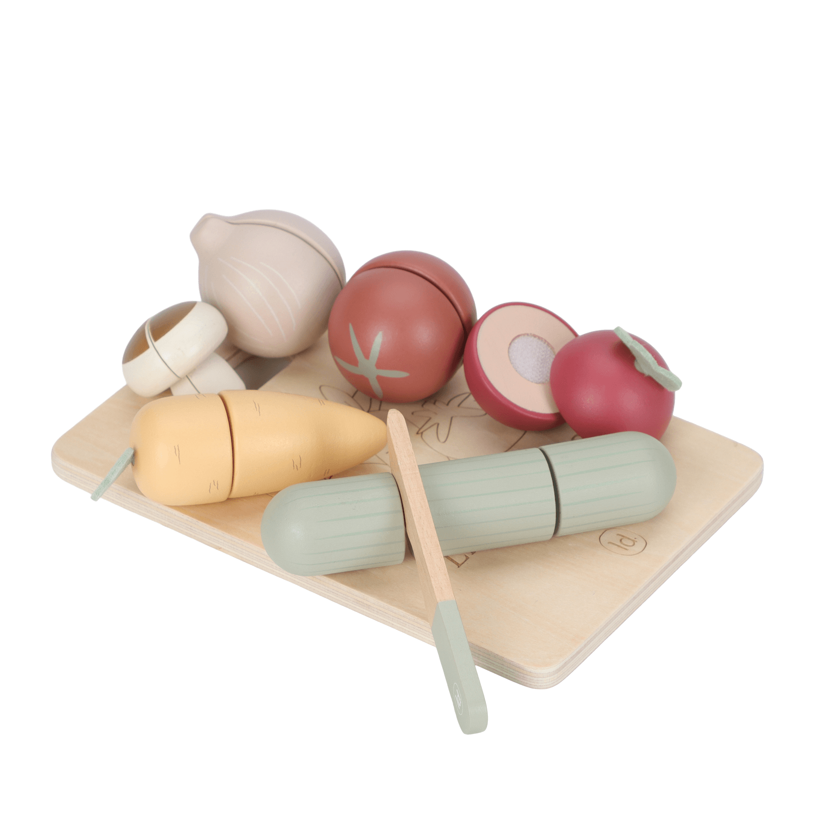 Wooden Cutting Vegetables - 15 Pieces