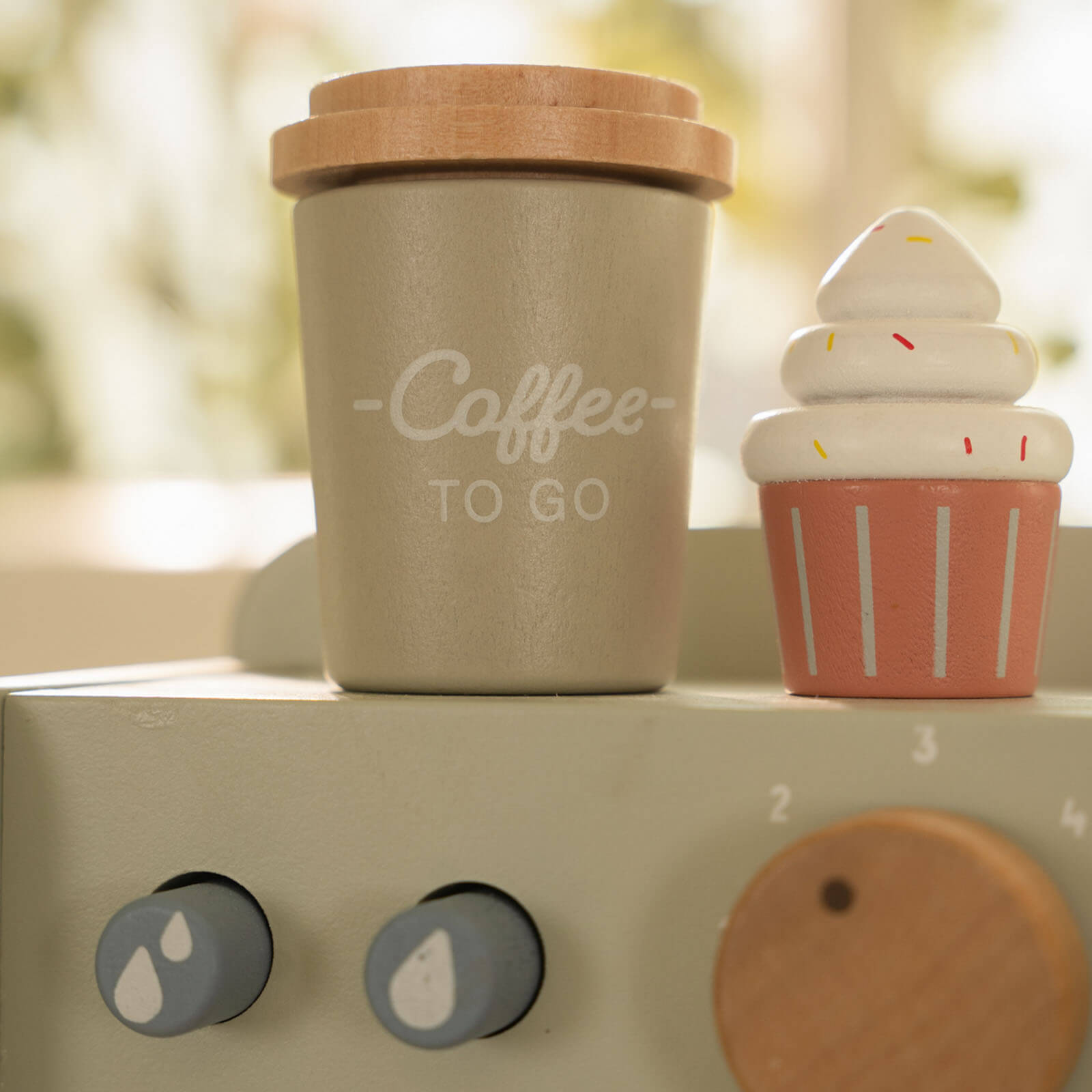 Wooden Coffee Shop Corner - 20 Pieces