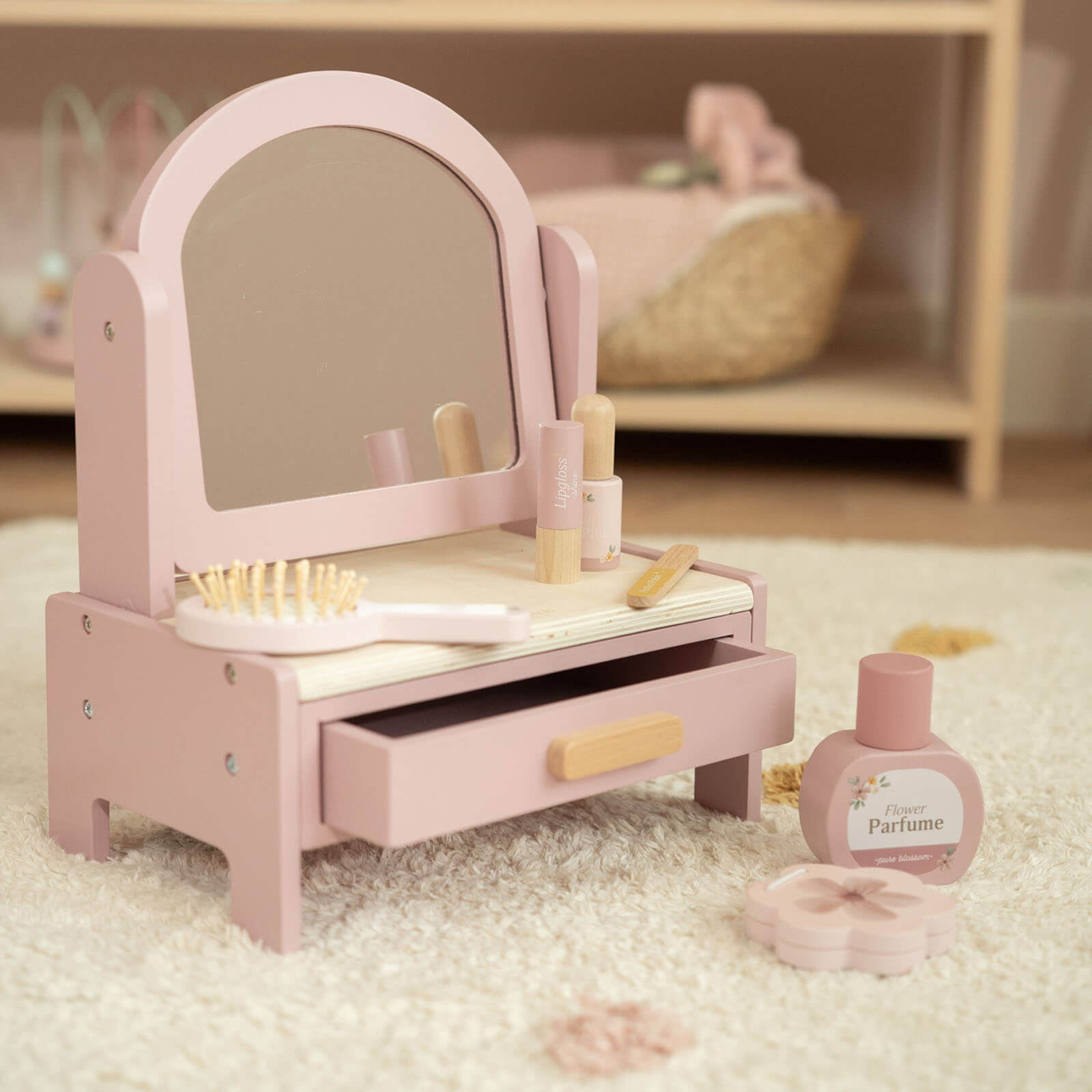 Vanity Table and 6 Accessories