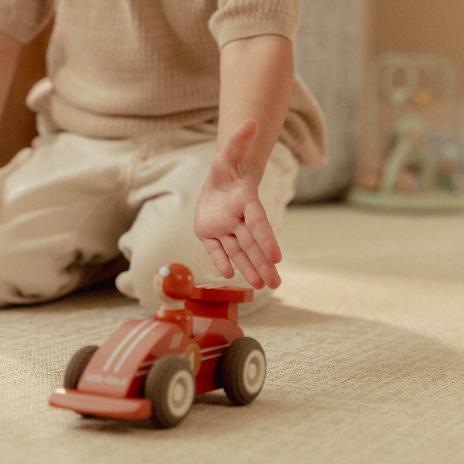 Pullback Racing Cars with Peg Dolls