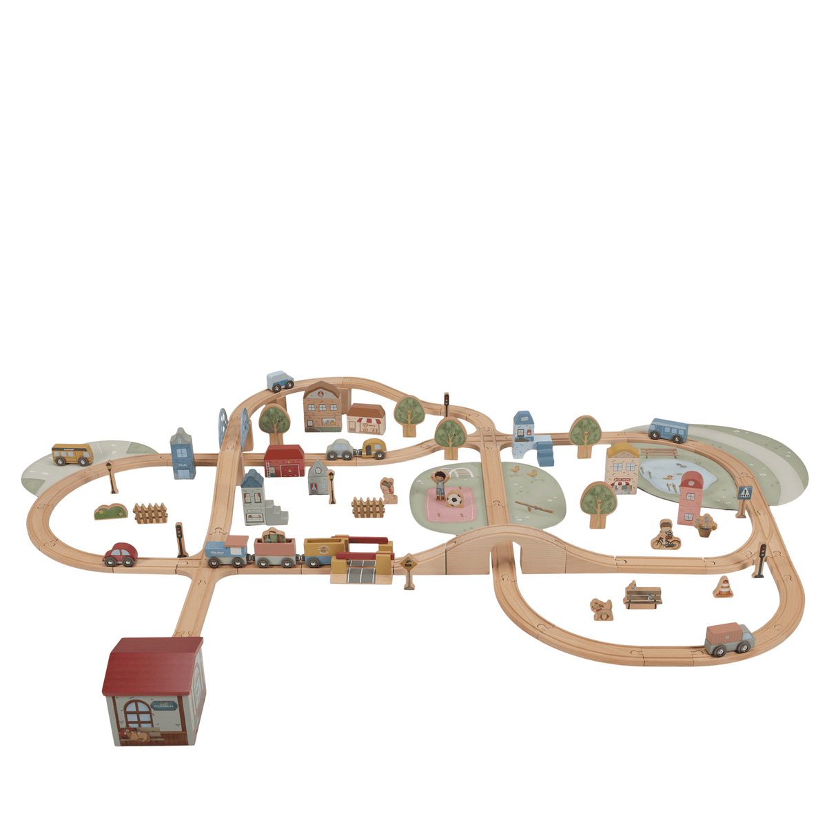 Little Dutch Railway Train XXL Set Starter Kit