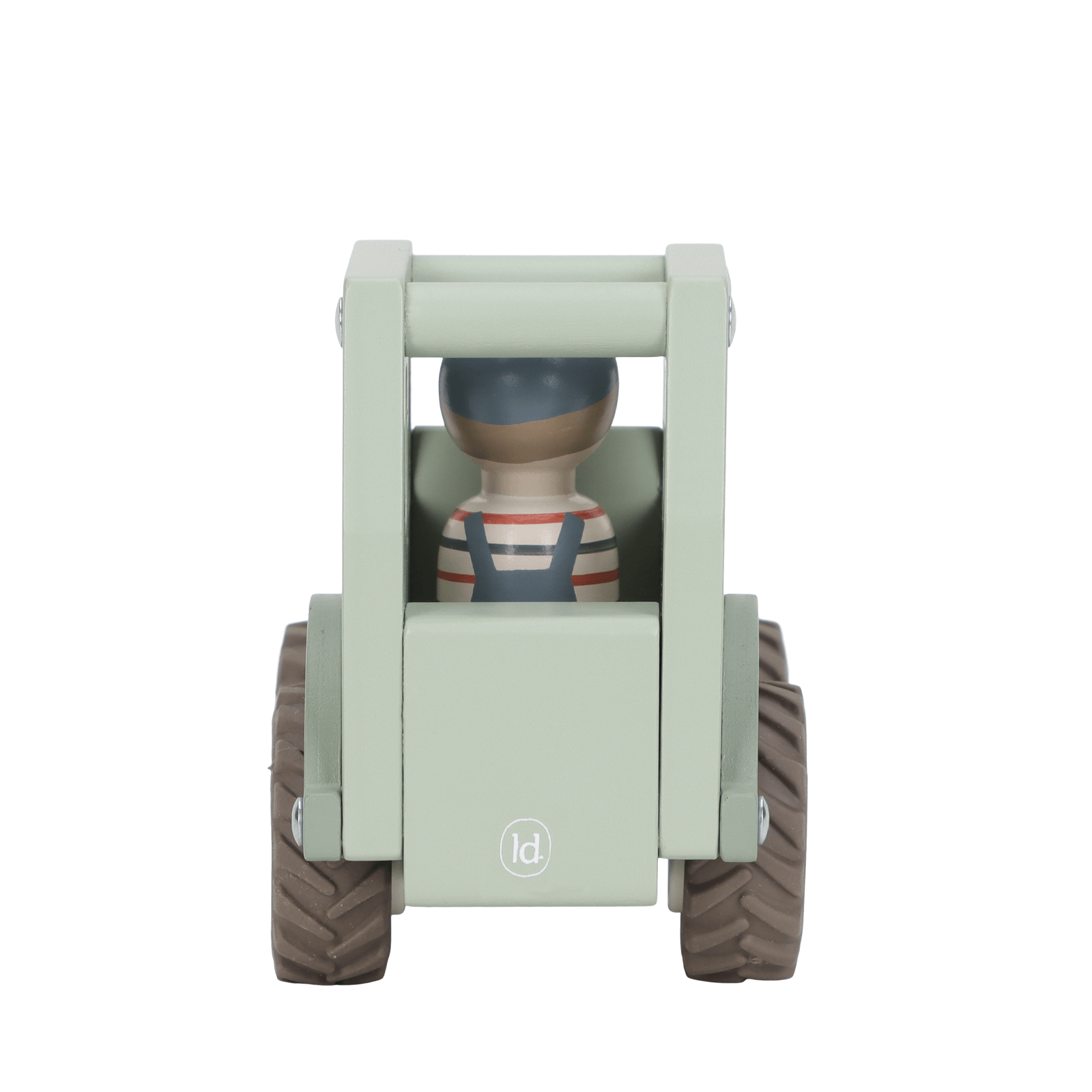 Wooden Tractor and Peg Doll