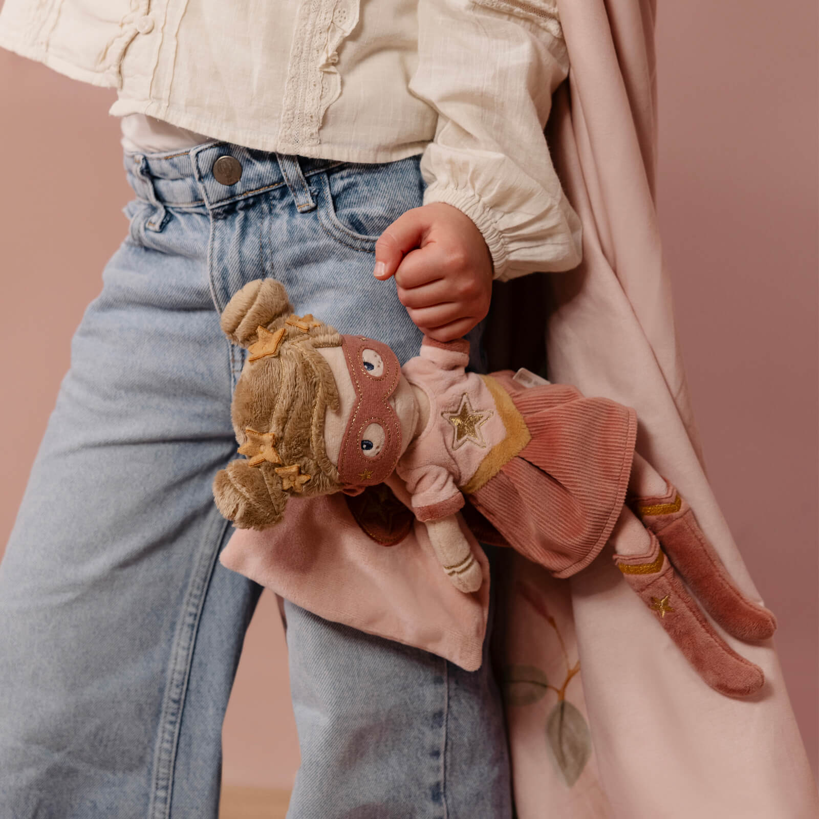 Soft Cuddle Doll - Superhero Rosa 35cm