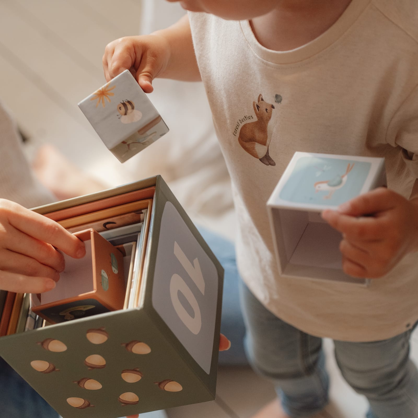 Building Blocks Cardboard - Forest Friends