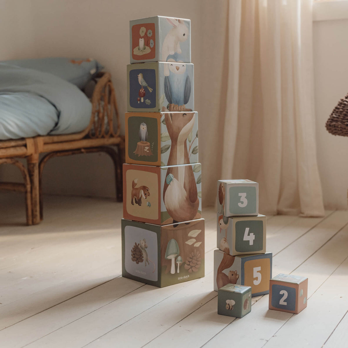 Building Blocks Cardboard - Forest Friends