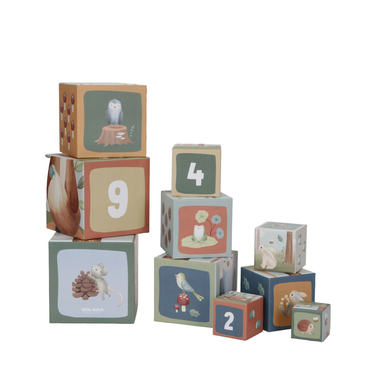 Building Blocks Cardboard - Forest Friends