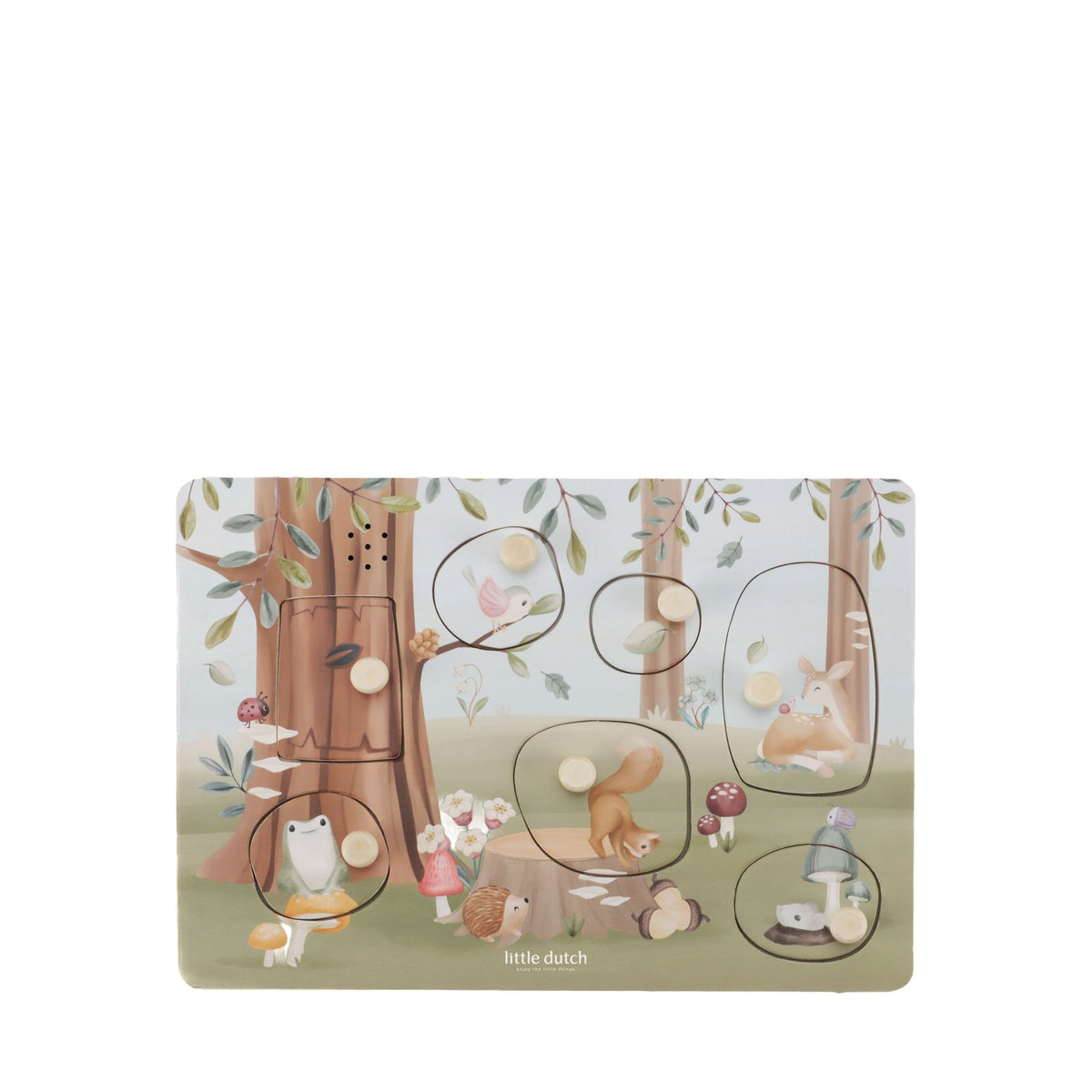 Wooden Sound Puzzle - Forest Friends