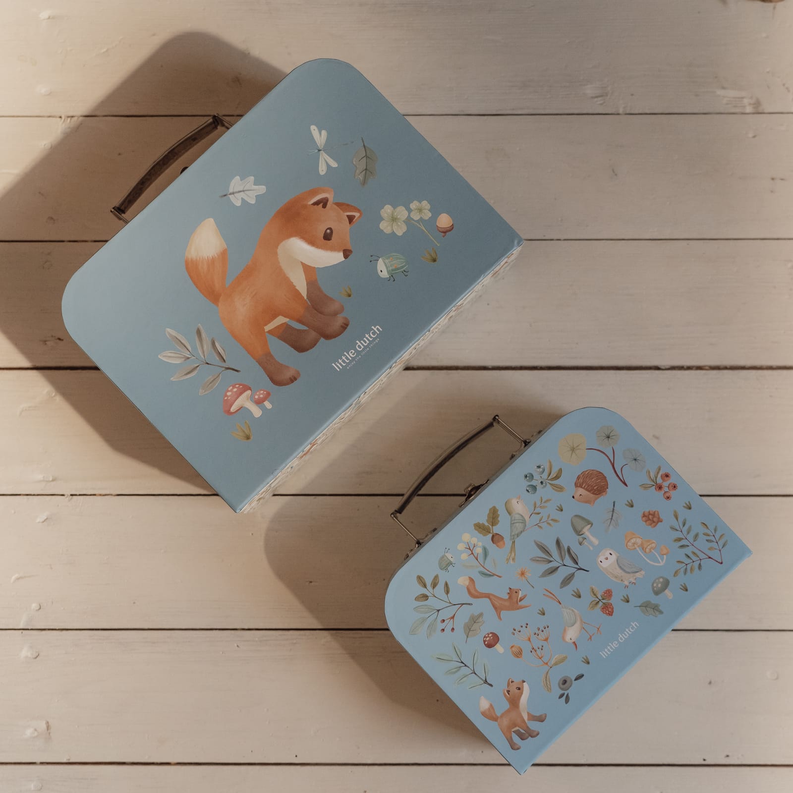 Suitcase Set - Forest Friends Blue
