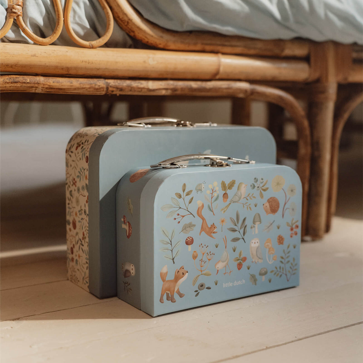 Suitcase Set - Forest Friends Blue