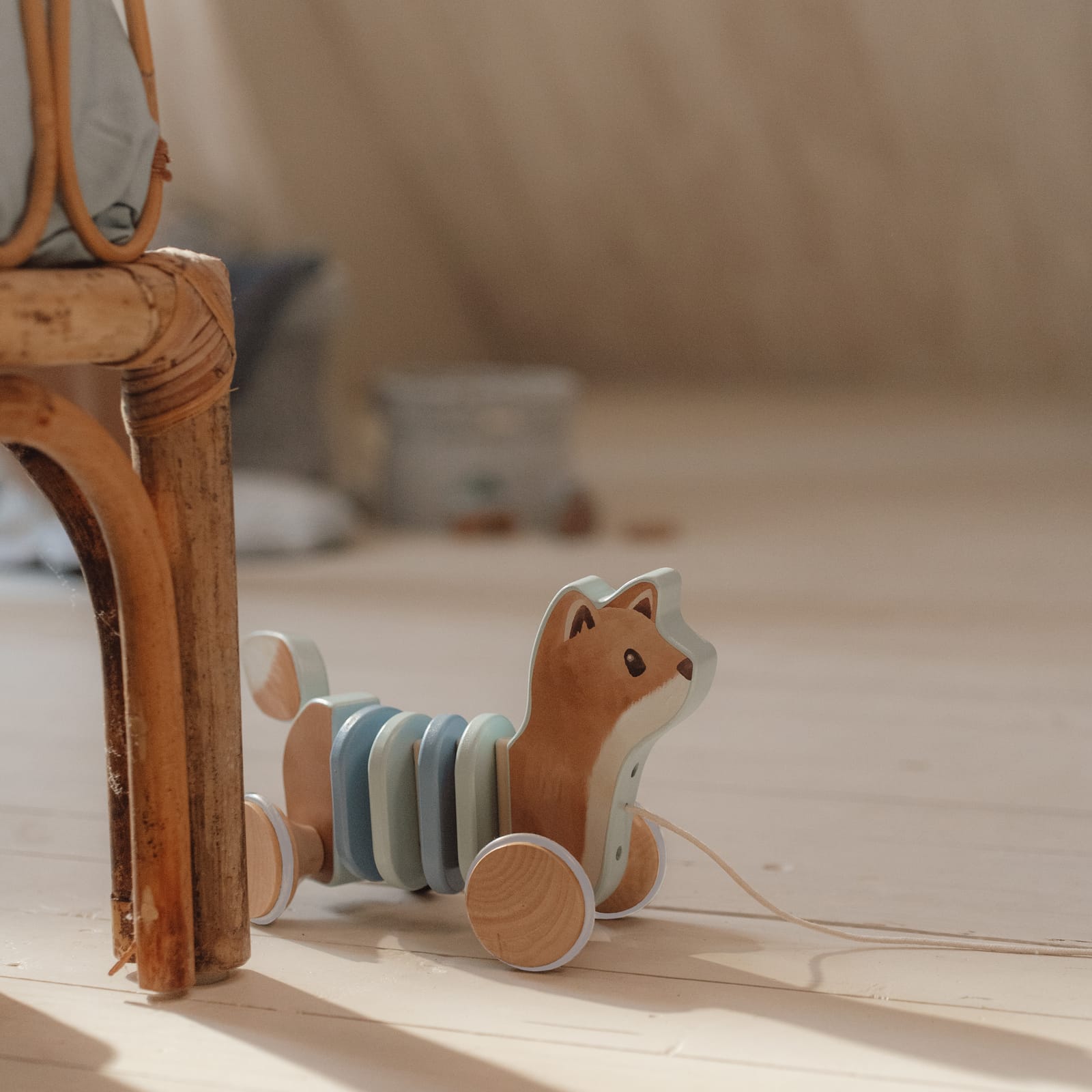 Pull-Along Wiggle - Forest Friends Fox