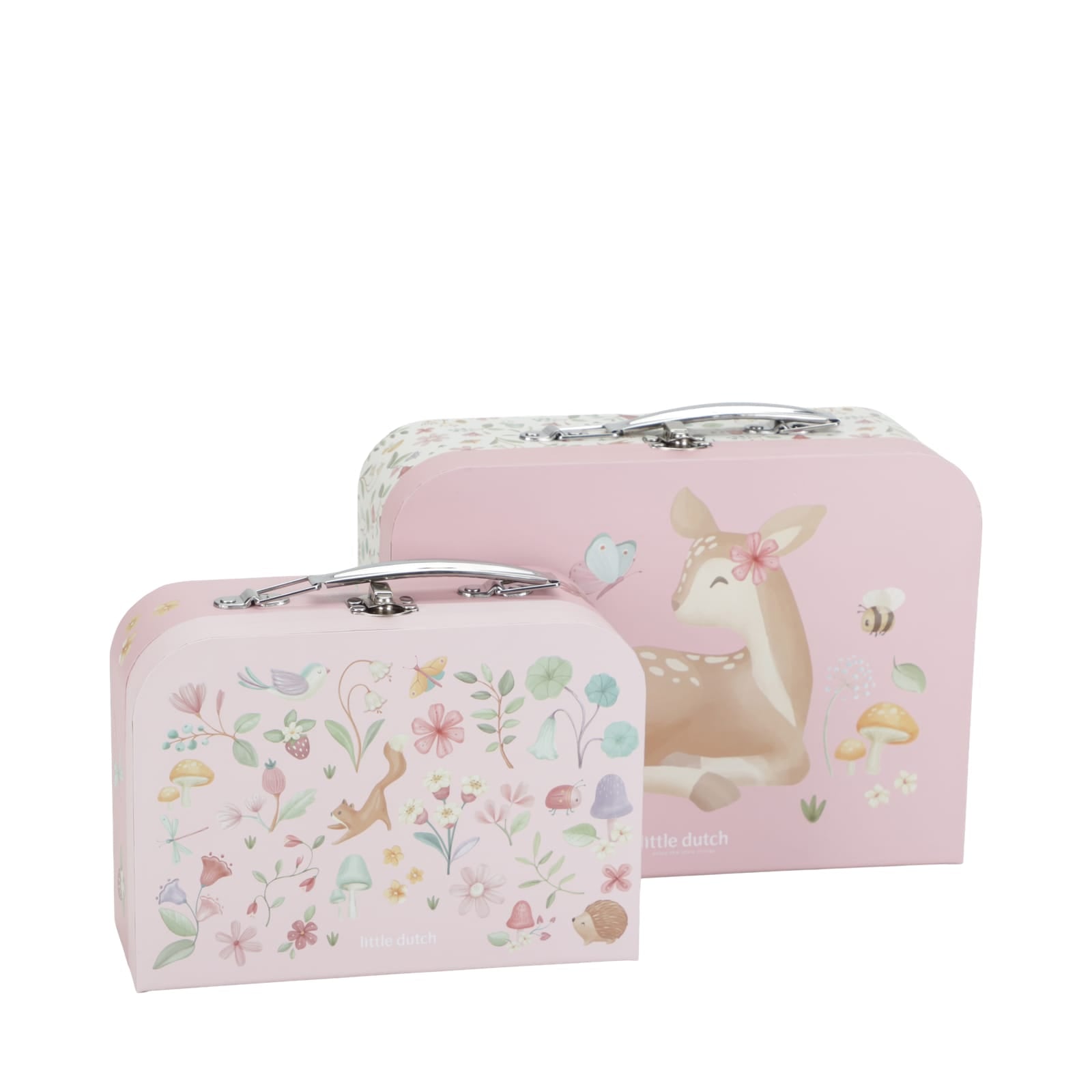 Suitcase Set - Fairy Garden Pink