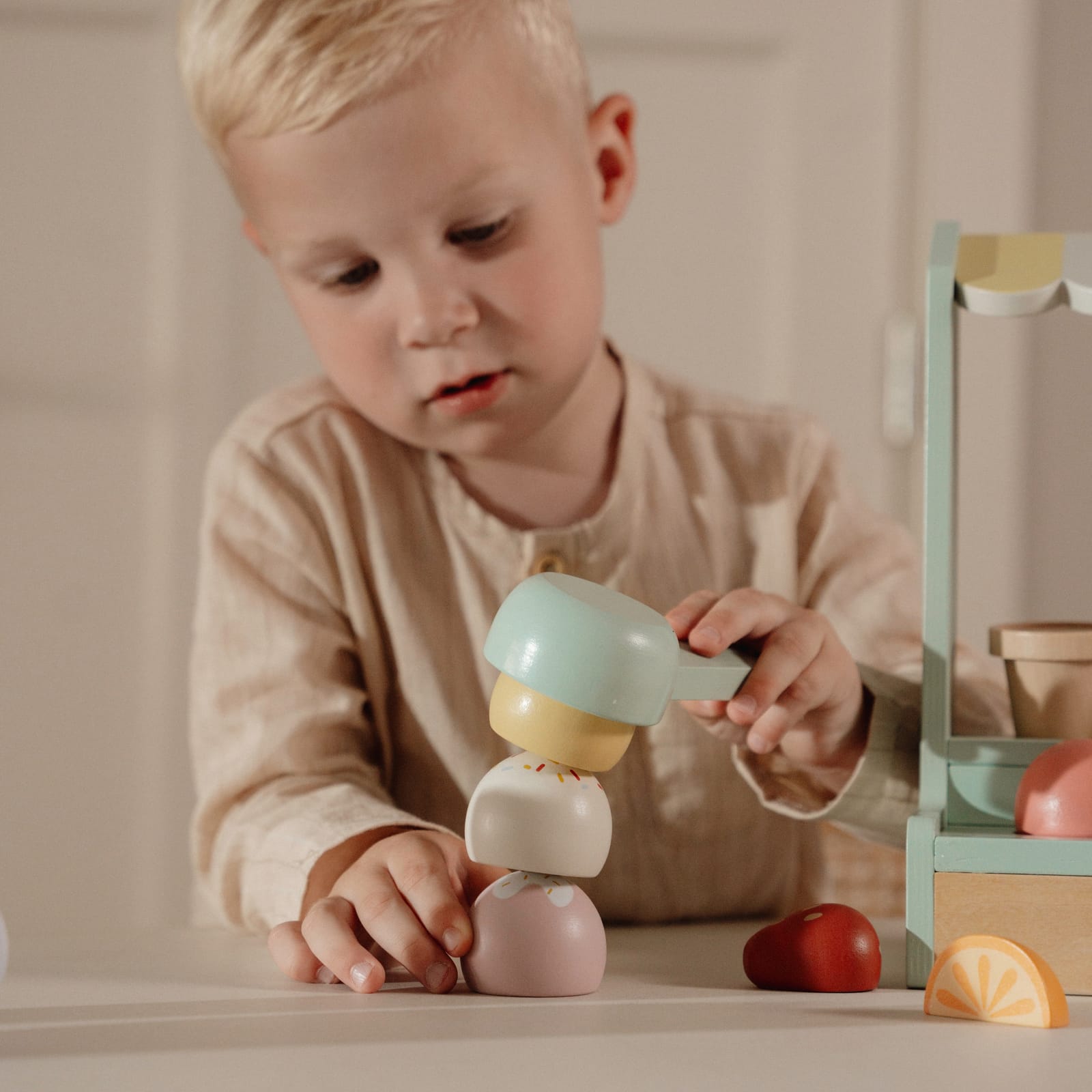 Wooden Toy Ice Cream Shop