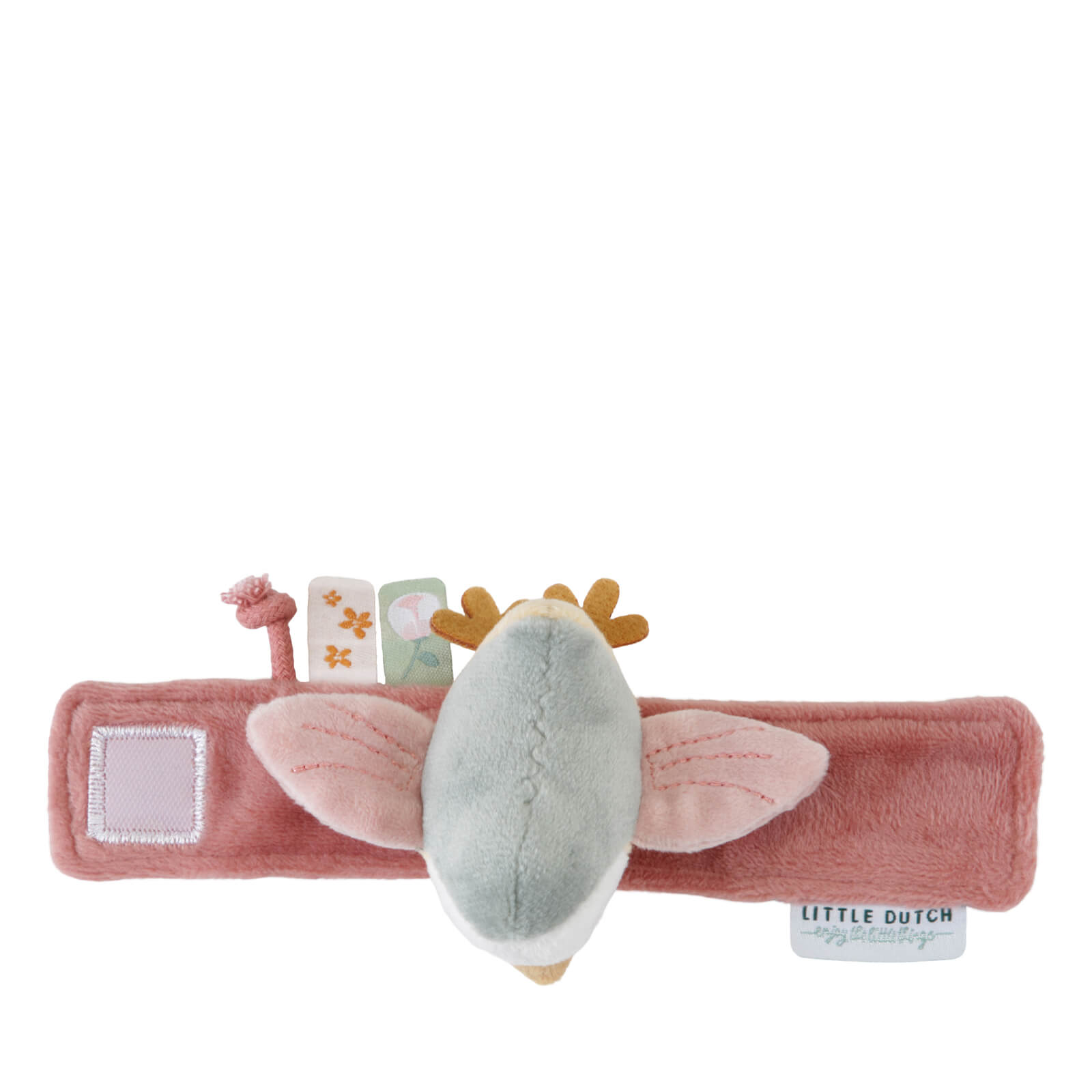 Wrist Rattle - Flowers and Butterflies