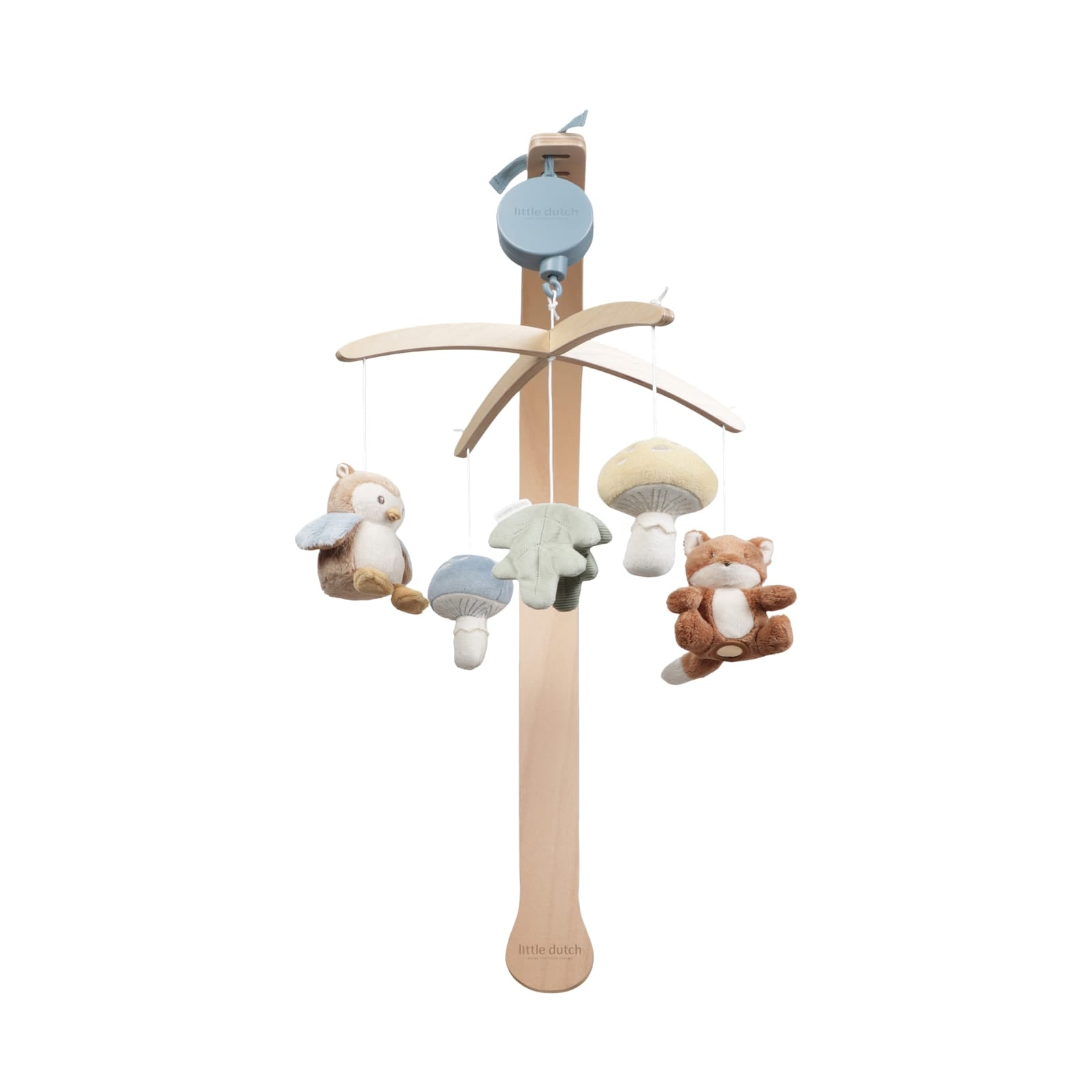 Wooden Music Cot Mobile - Forest Friends
