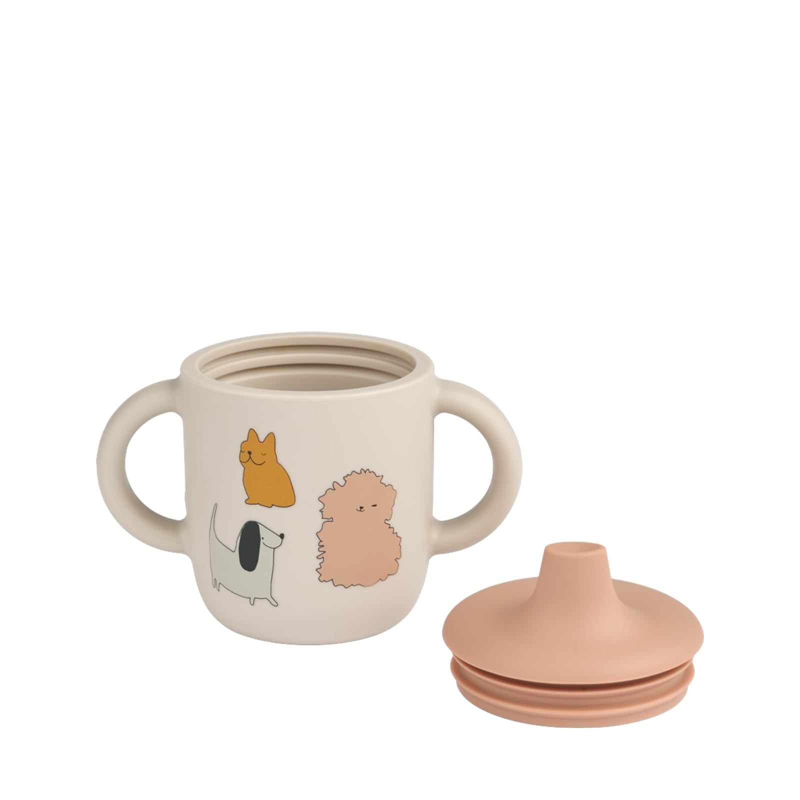 Neil Sippy Cup - Cats and Dogs Sandy