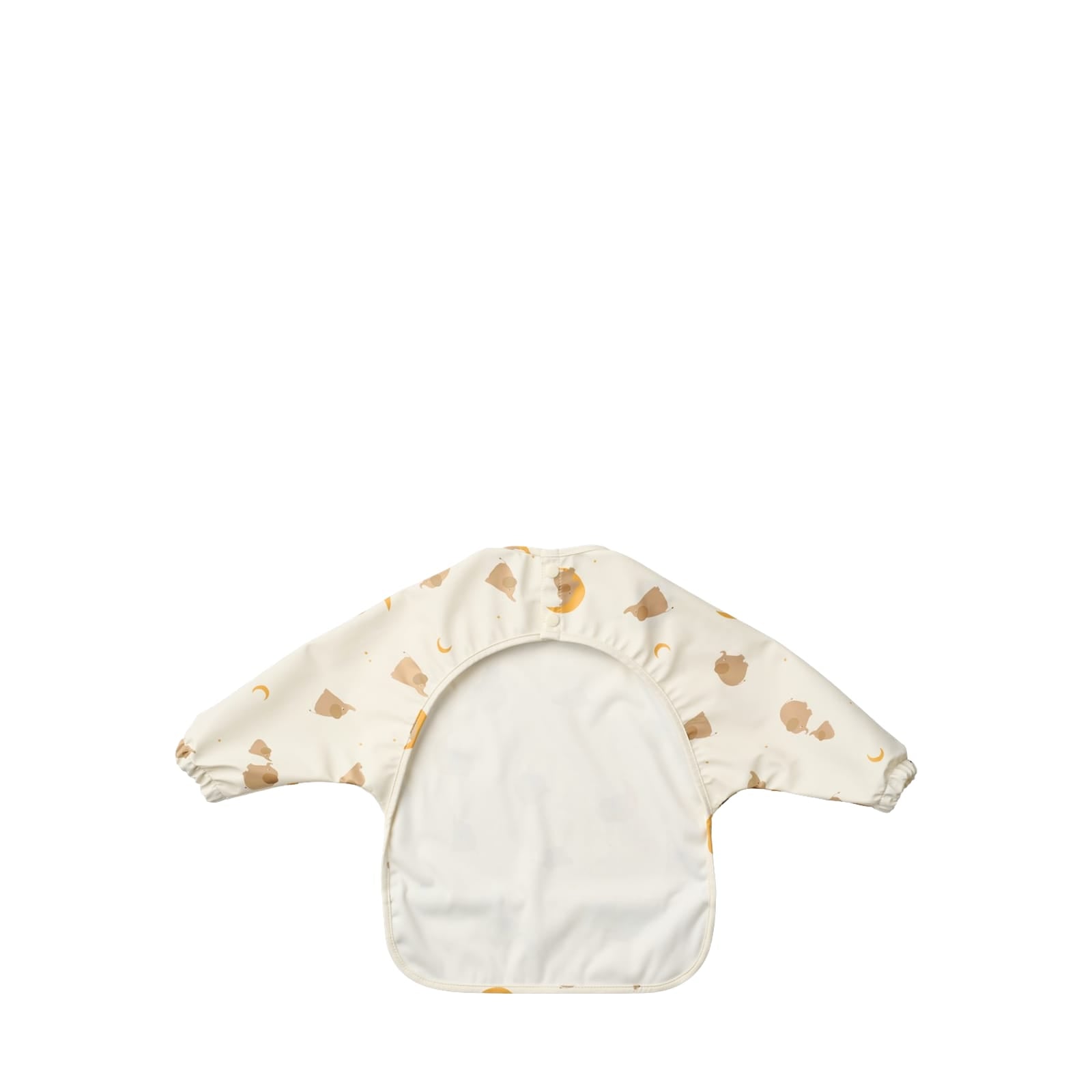 Merle Printed Cape Bib - Elephant Creme De La Creme