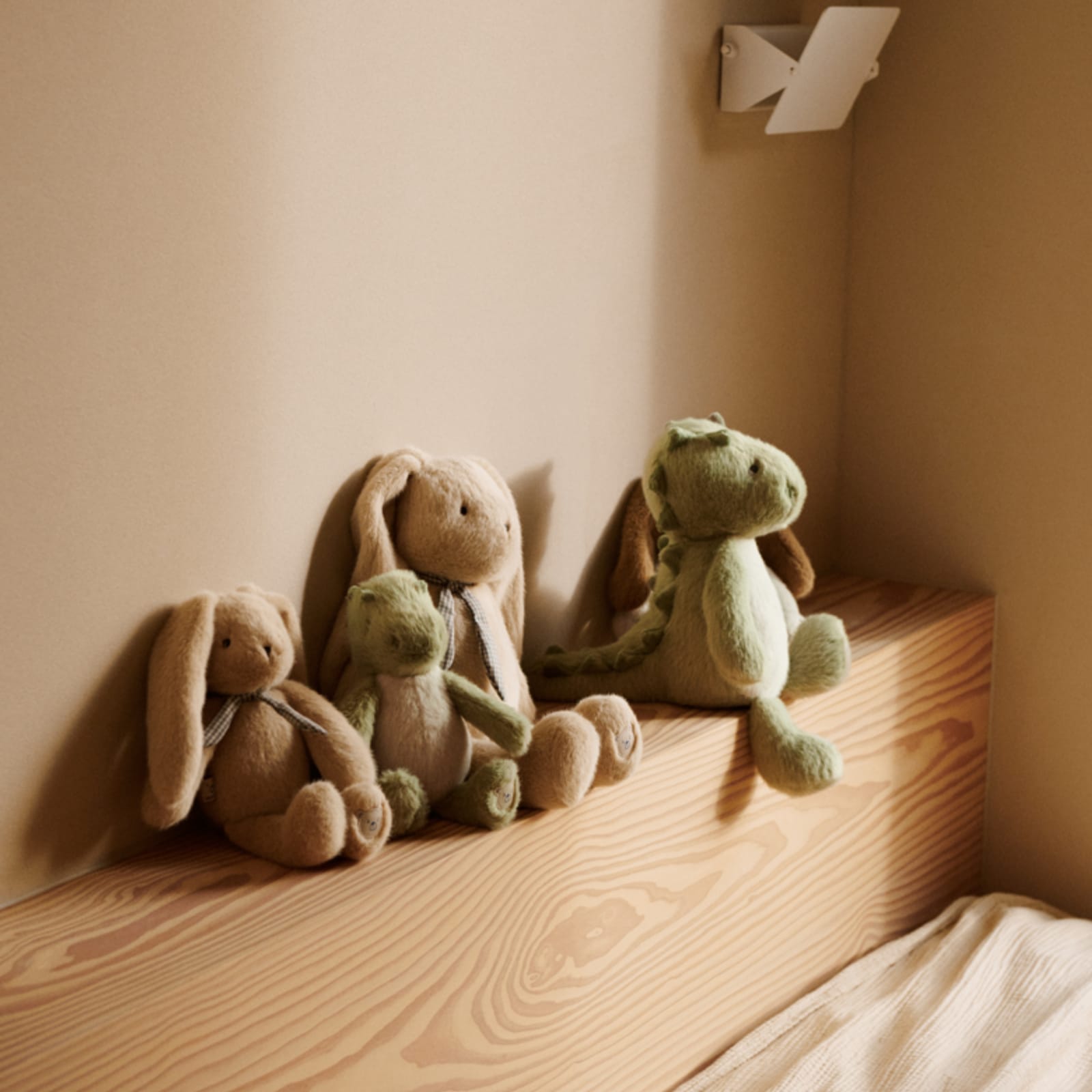 Berto Rabbit Teddy - Mist