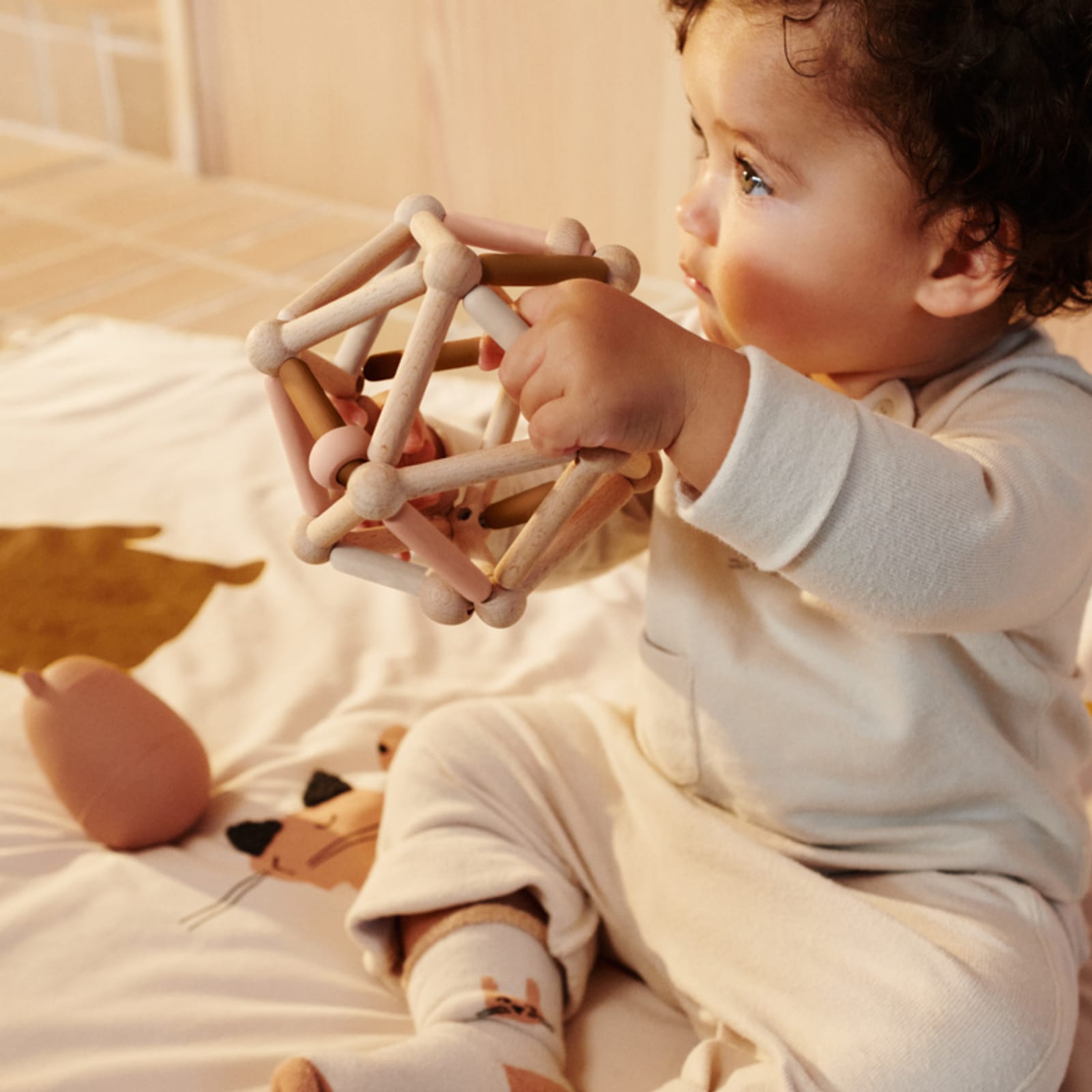 Annemette Baby Motoric Toy Mustard Multi Mix