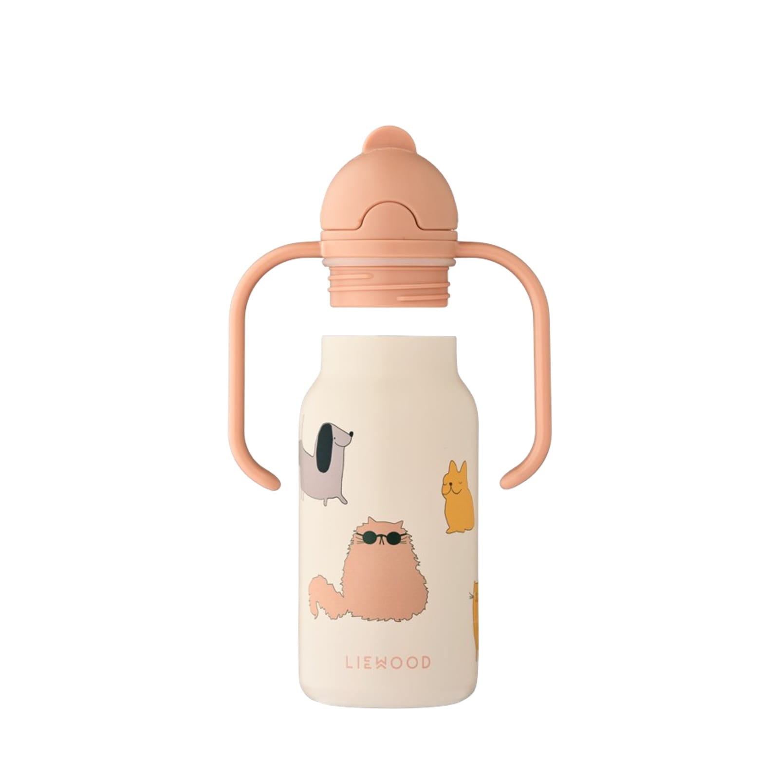 Kimmie Water Bottle 250ml - Cats and Dogs Sandy