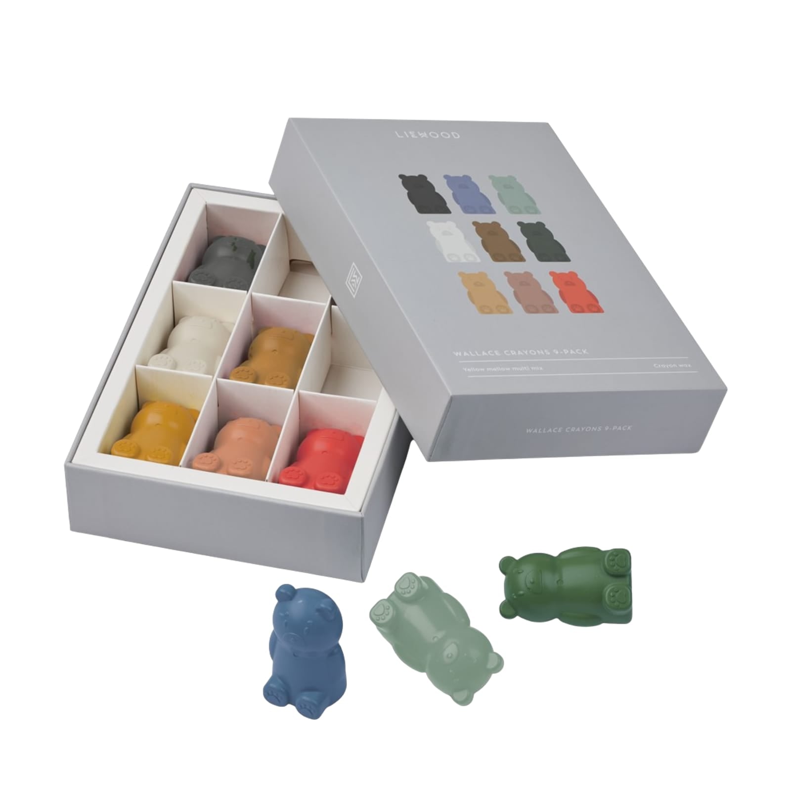 Wallace Crayons 9 Pack - Yellow Mellow Multi Mix