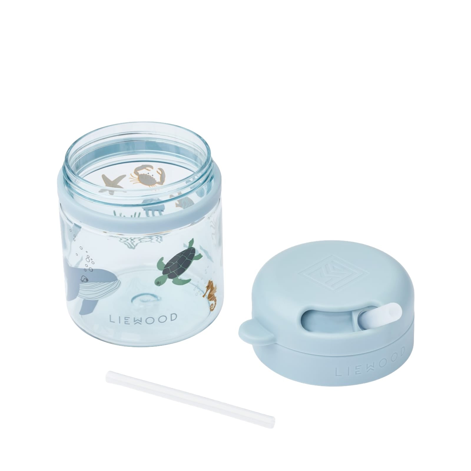 Pavia Tritan Straw Cup 280ml - Sea Creature Sandy