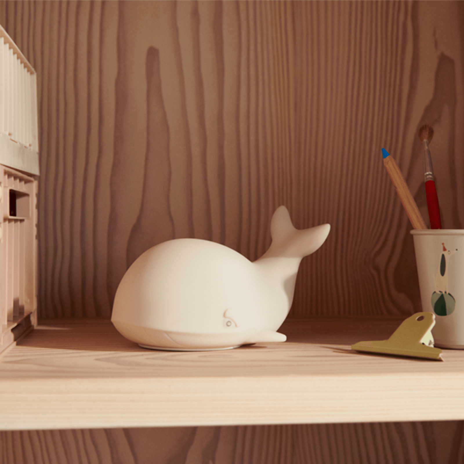 Winston Whale Night Light - Sandy