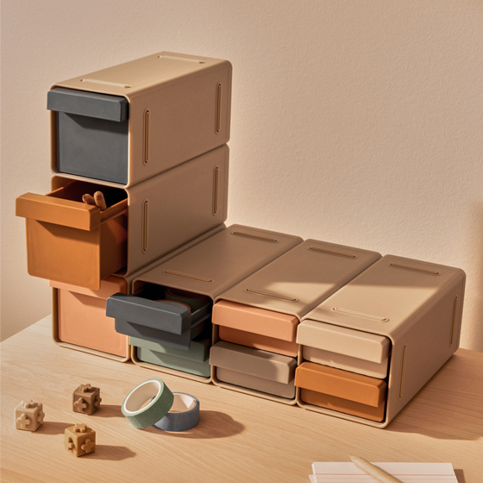 Kylian Storage System - Sandy