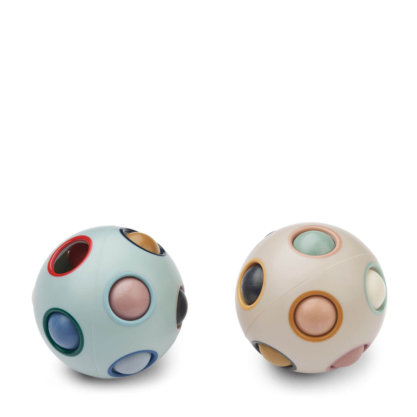 Solene Puzzle Ball 2 Pack - Ice Blue Multi Mix