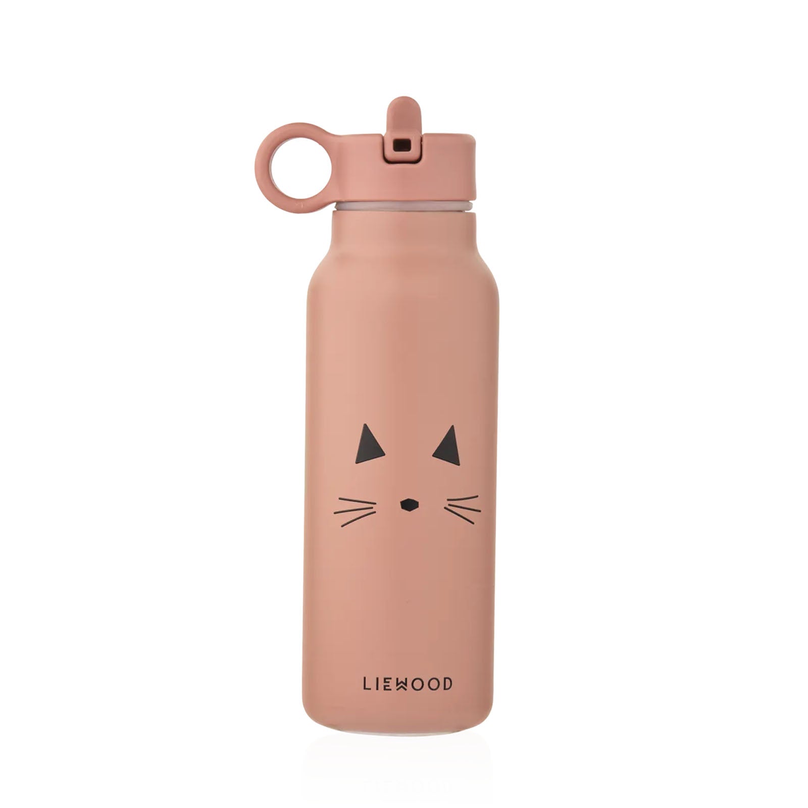 Falk Water Bottle 350ml - Cat Dark Rose
