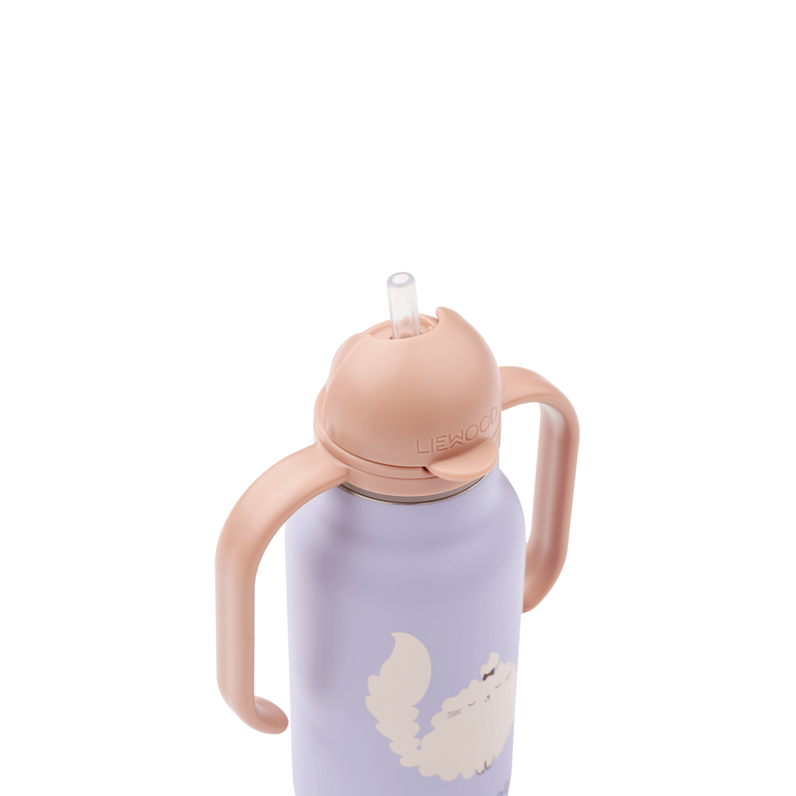 Kimmie Water Bottle 250ml - Cat Warm Lilac