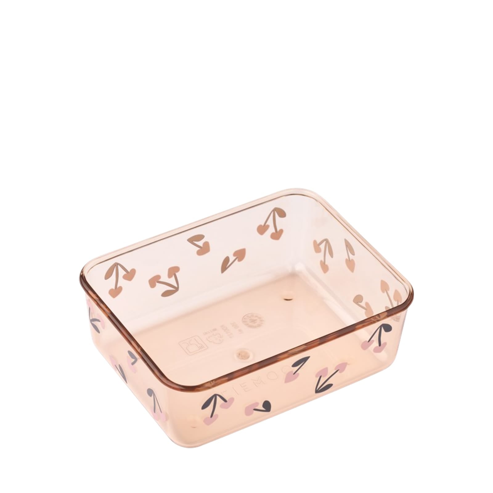 Ako Tritan Snack Box - Cherry Heart Rosey
