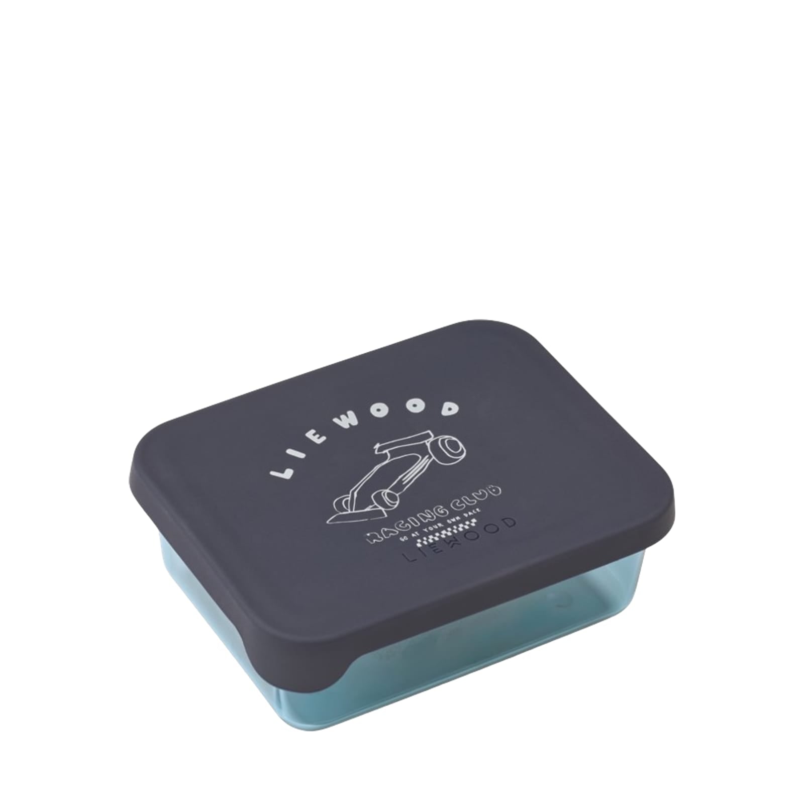 Ako Tritan Snack Box - Race Cars Classic Navy