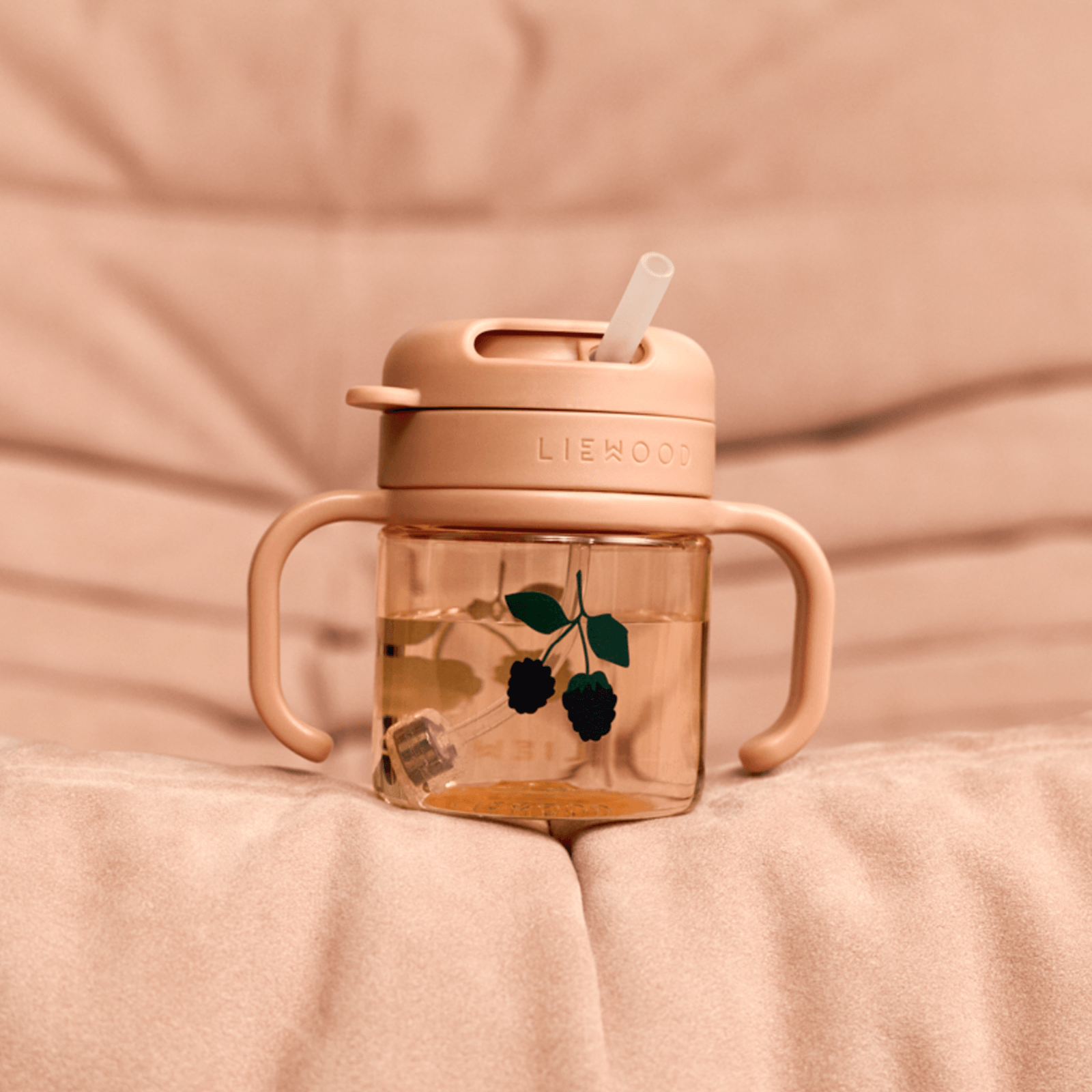 Kai Tritan Straw Cup 280ml - Berry Pale Tuscany