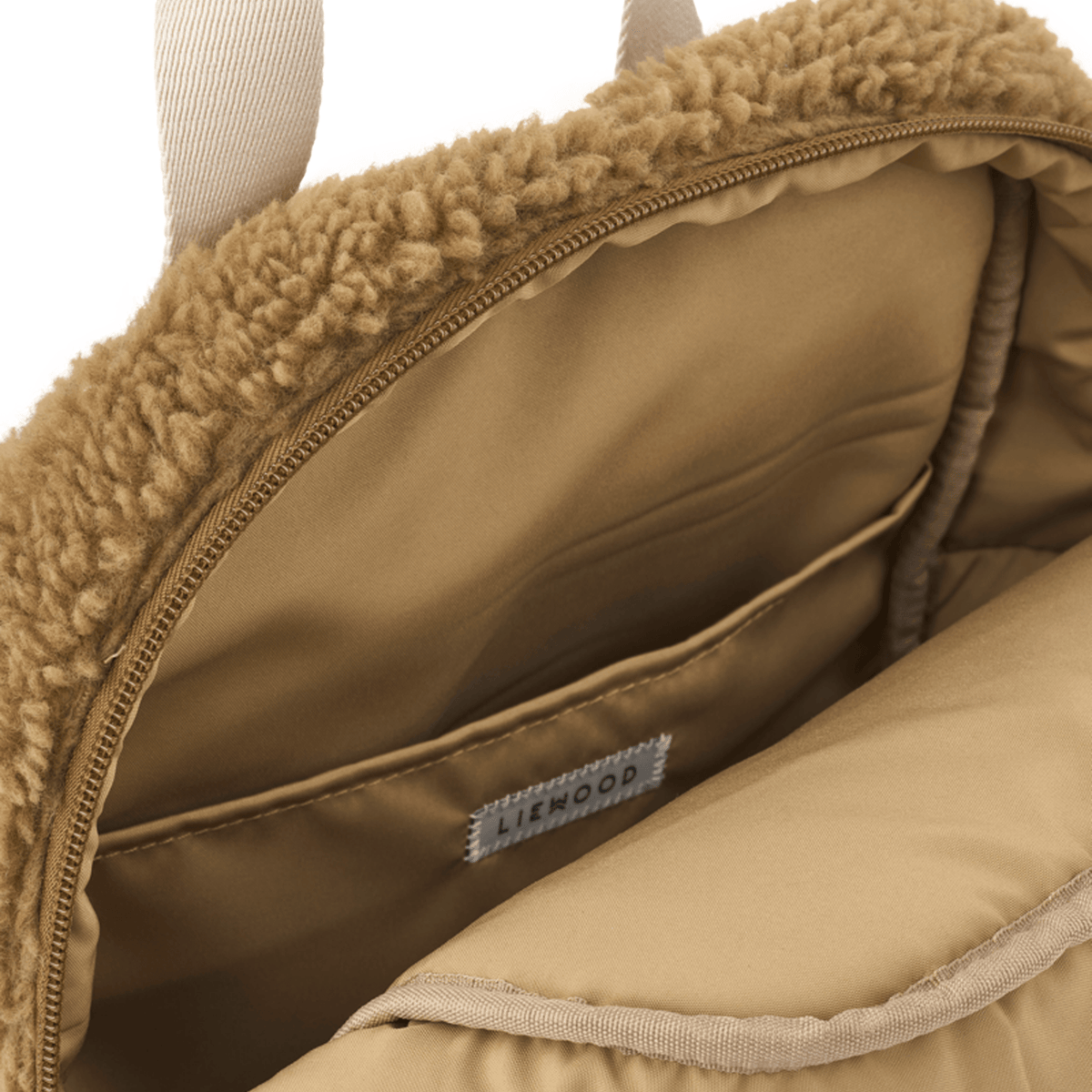 Bellie Bear Pile Backpack - Oat