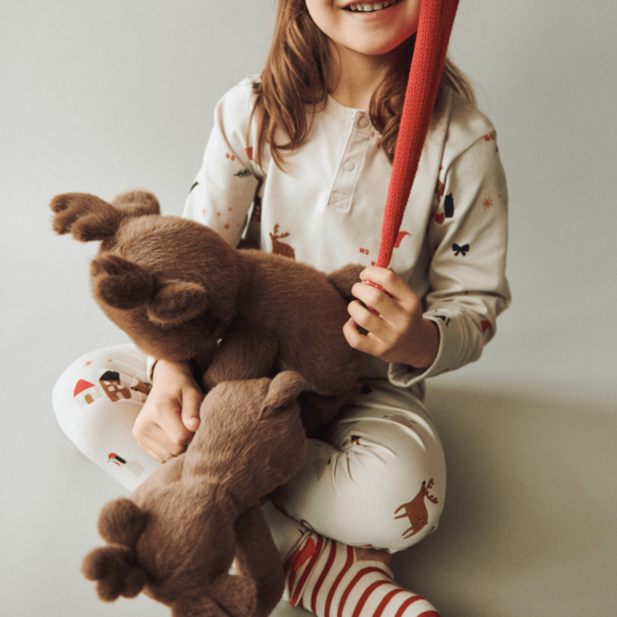 Binnie Reindeer Teddy - Pecan