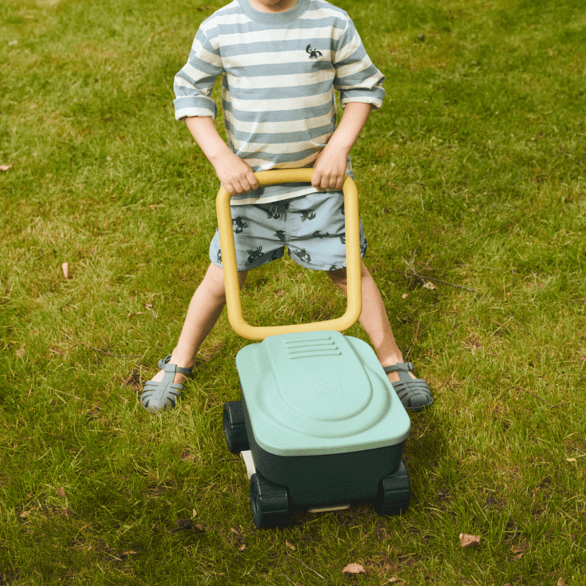 Trimmy Wheelbarrow and Lawn mower - Garden Green