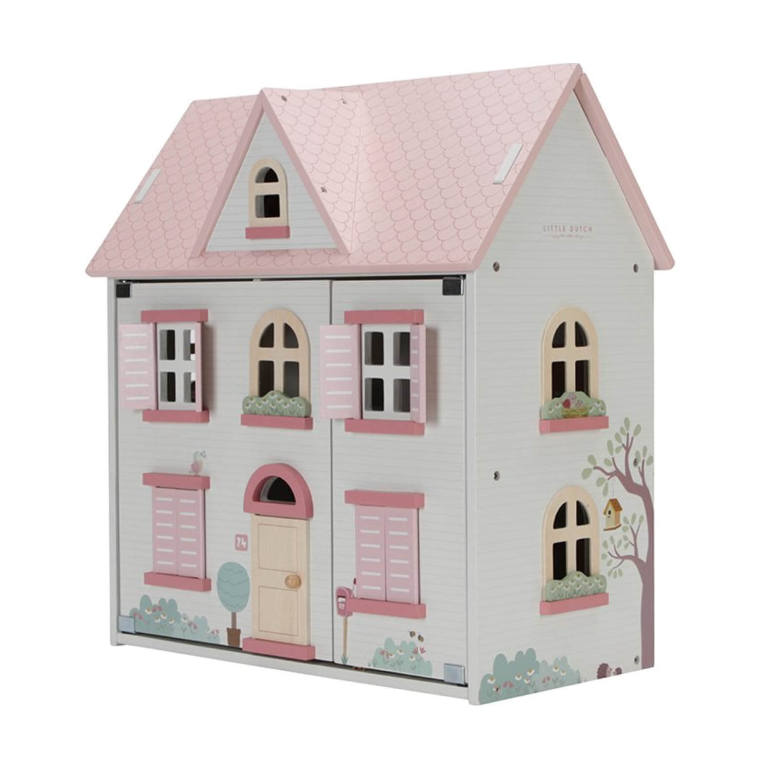 Pink Doll's House Plus Furniture and Accessories